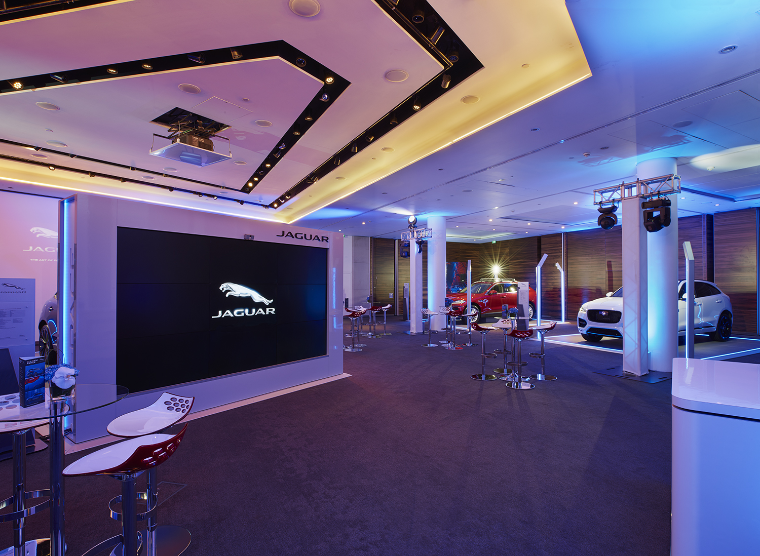 Sleek ME Room in ME London, ideal for Jaguar showcases and corporate events.