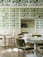 Elegant dining space in Lower Garden Room, Stoke Place for upscale events and gatherings.