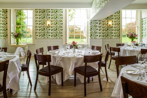 Elegant dining room at Stoke Place, perfect for corporate events and intimate gatherings.