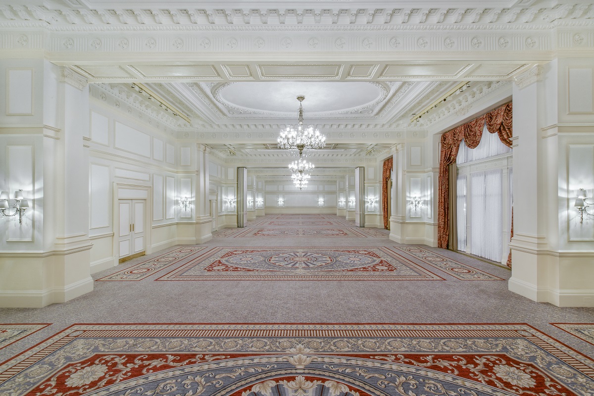 Grand Ballroom at The Landmark London, elegant space for upscale meetings and events.