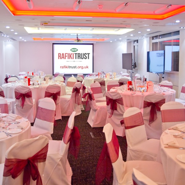 Camden Suite at The Wesley Euston, elegant event space for conferences and charity events.