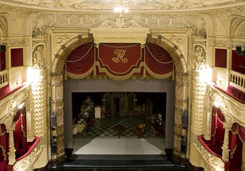 Richmond Theatre Main Auditorium with ornate details, ideal for elegant events and performances.