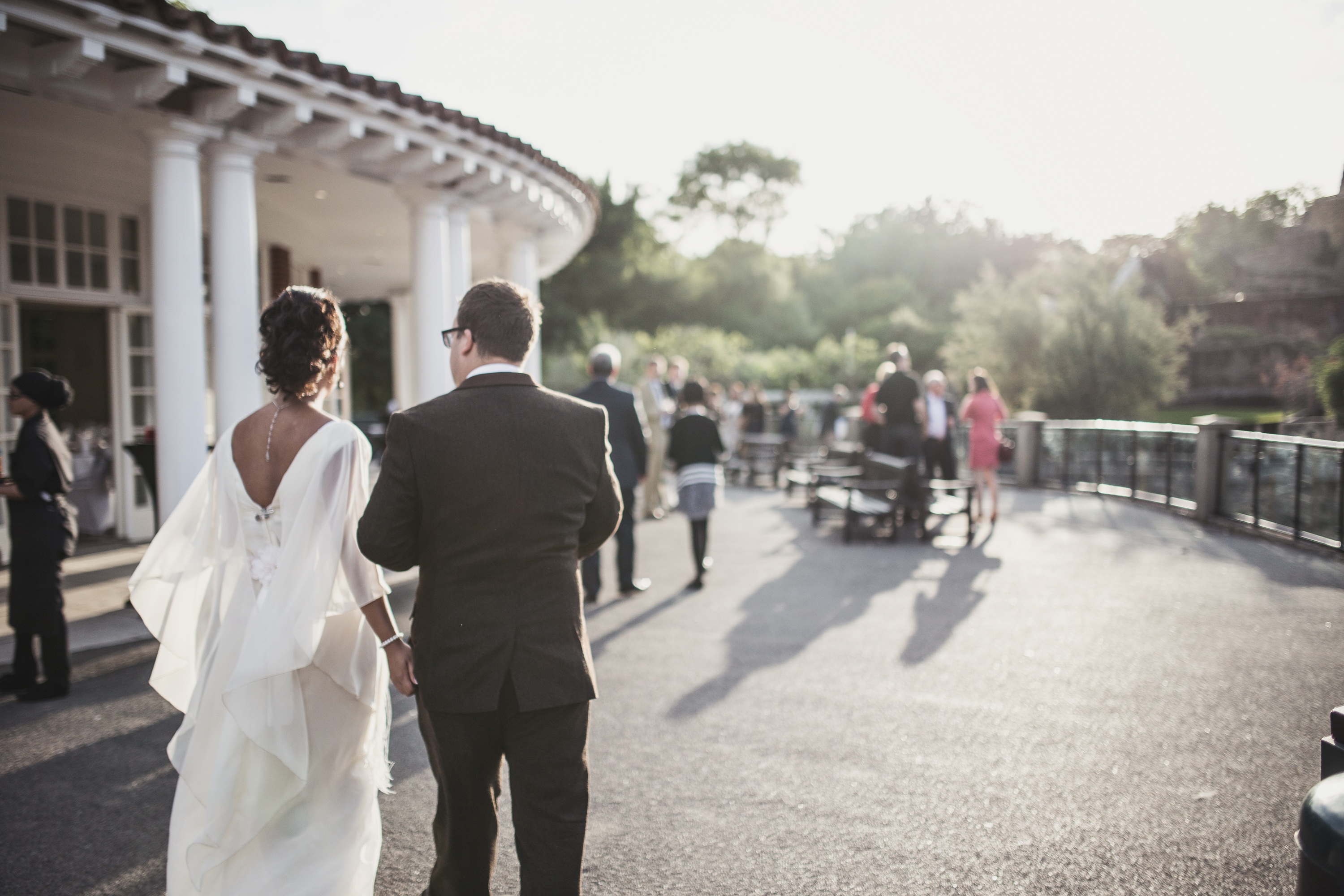 Mappin Pavilion wedding at ZSL London Zoo with lush greenery and elegant ambiance.