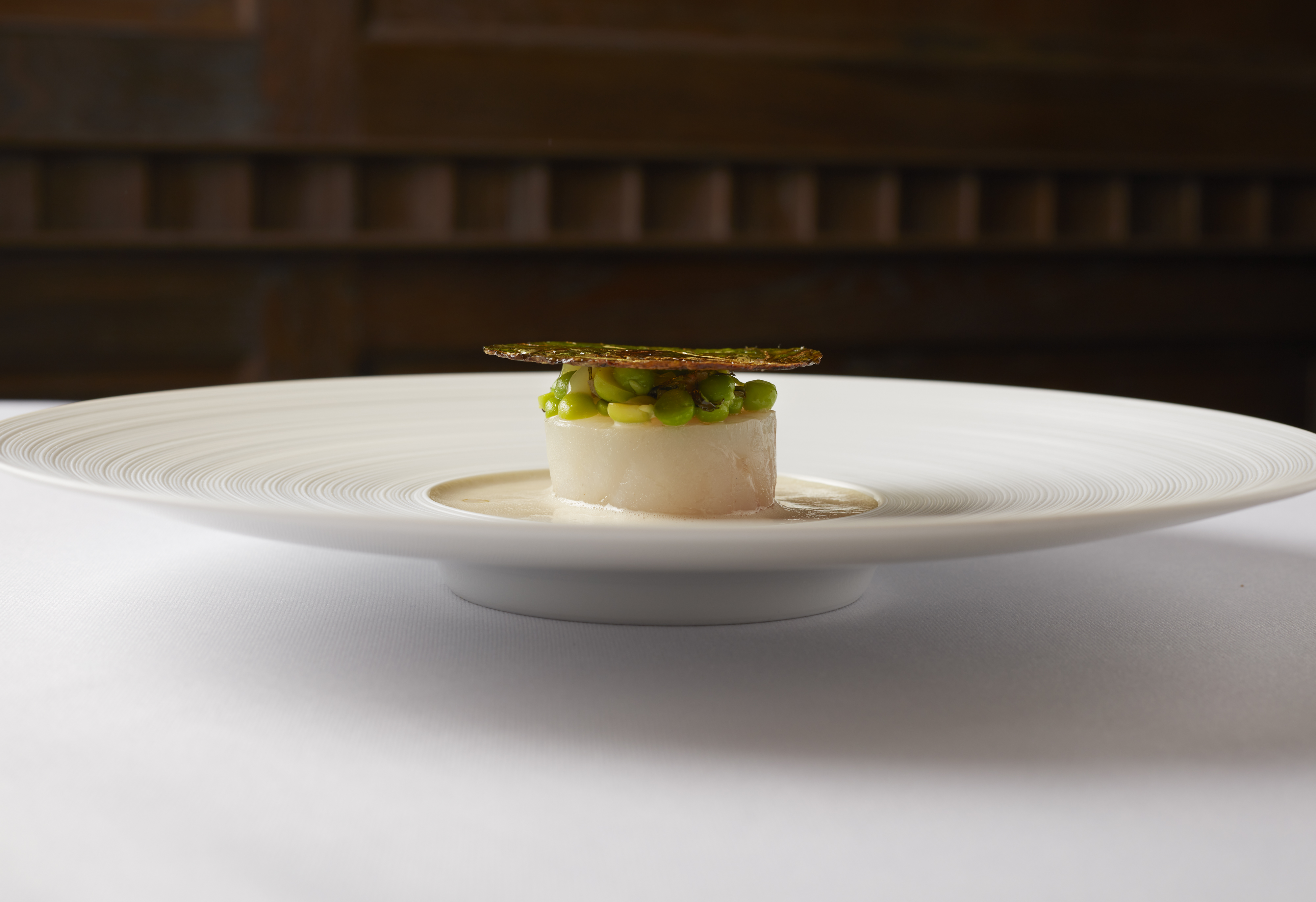 Half Moon Suite dish at Flemings Mayfair, elegant presentation for events and dining.