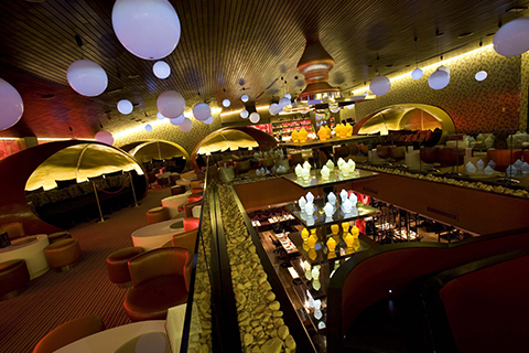 Stylish Cinnabar venue in Vermilion, ideal for upscale events and social gatherings.