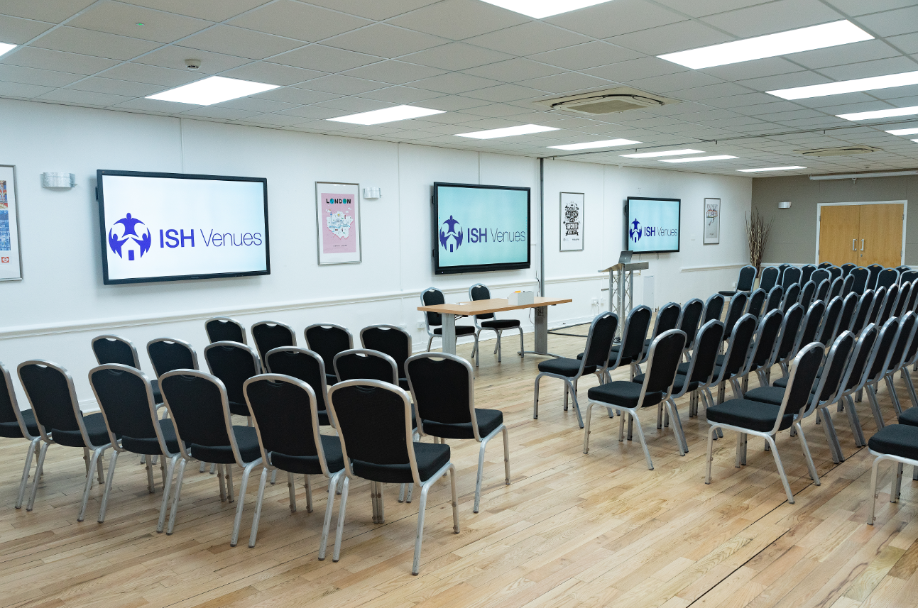 Modern meeting space at The Portland, ideal for corporate events and conferences.