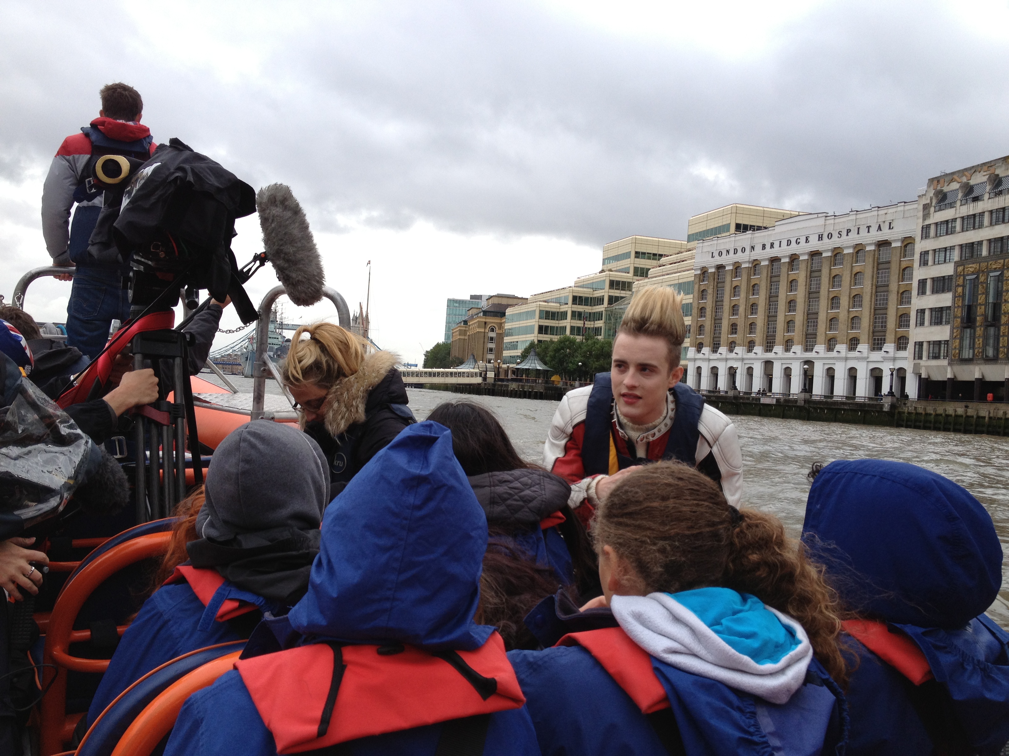 Thames Rockets RIB boat team-building excursion on the River Thames for corporate events.
