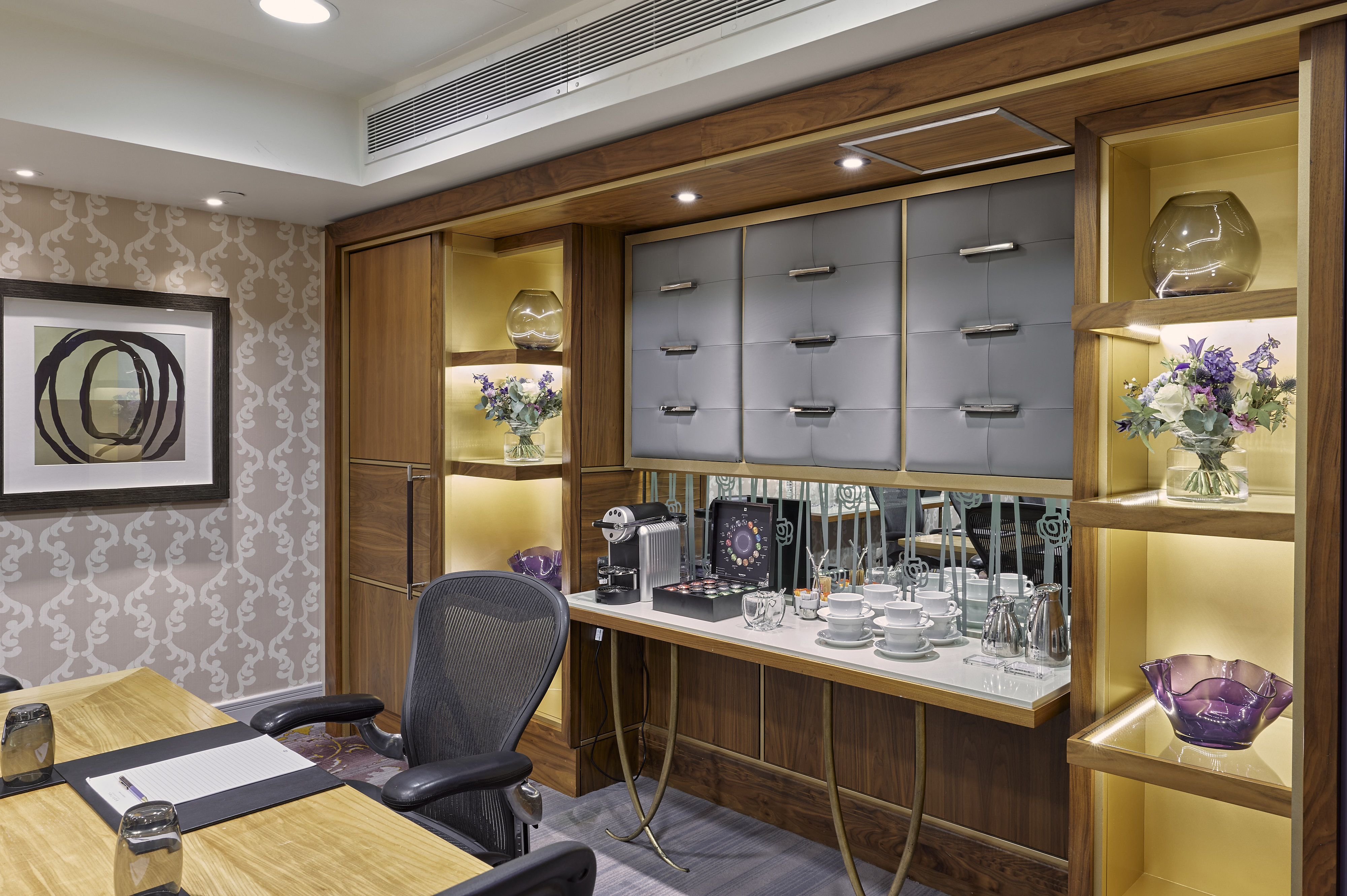 Modern meeting space in Belgravia, Sofitel London St James, ideal for corporate events.