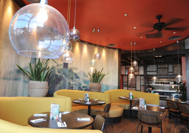 Upstairs Mezzanine at Las Iguanas Liverpool, vibrant dining space for events and gatherings.