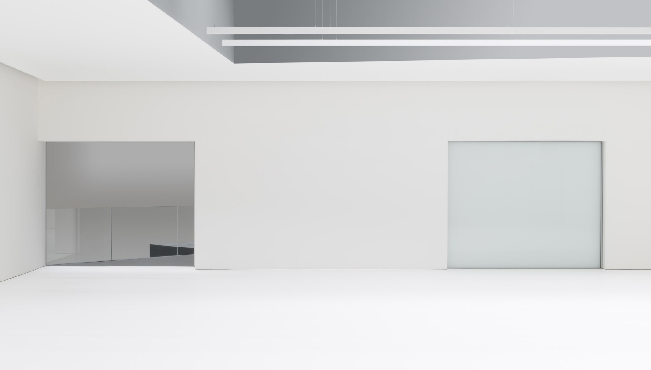 Modern minimalist event space with natural light in Studio Wayne McGregor.