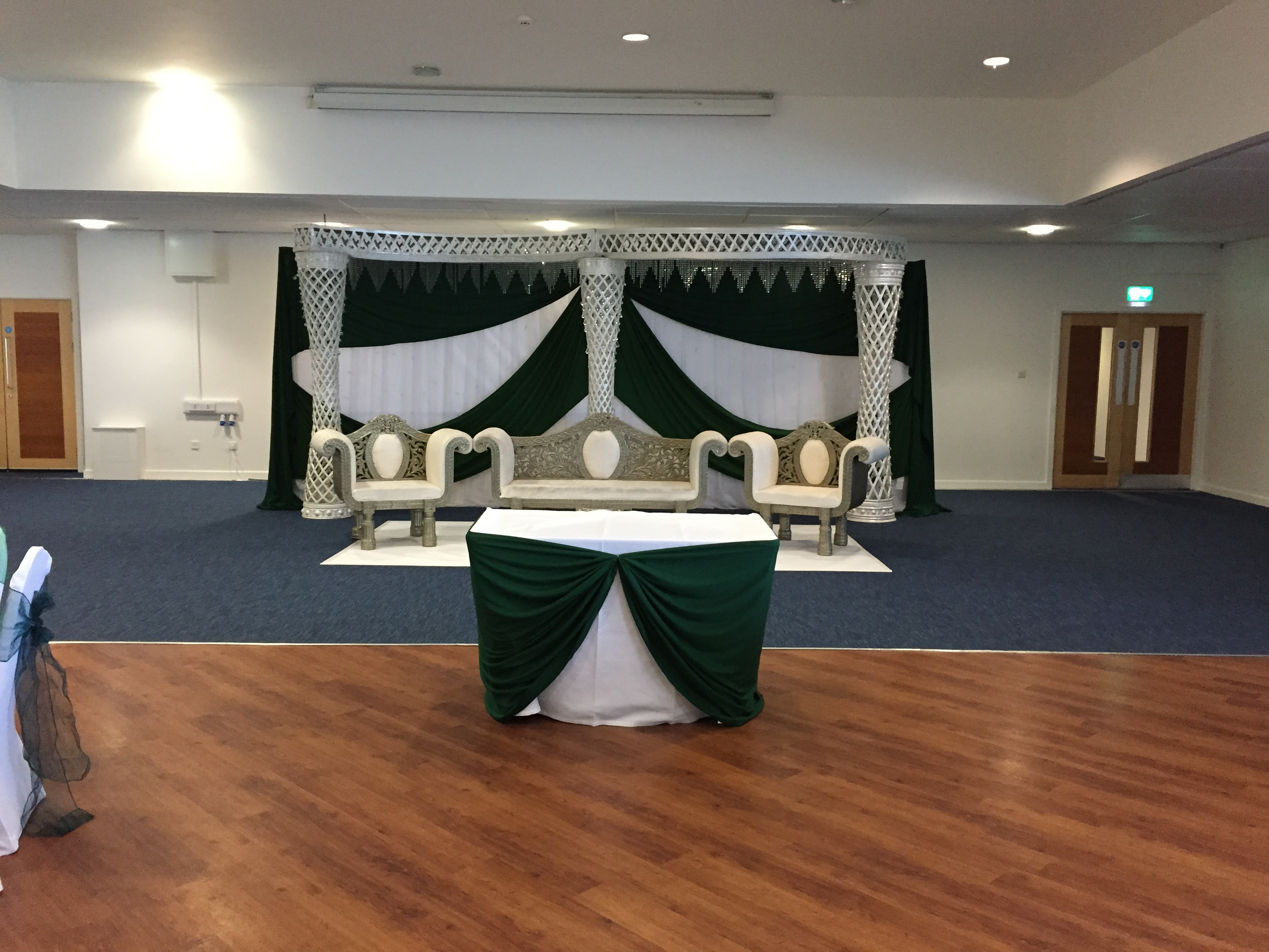 Elegant Walkers Hall at Leicester City FC, perfect for weddings and receptions.