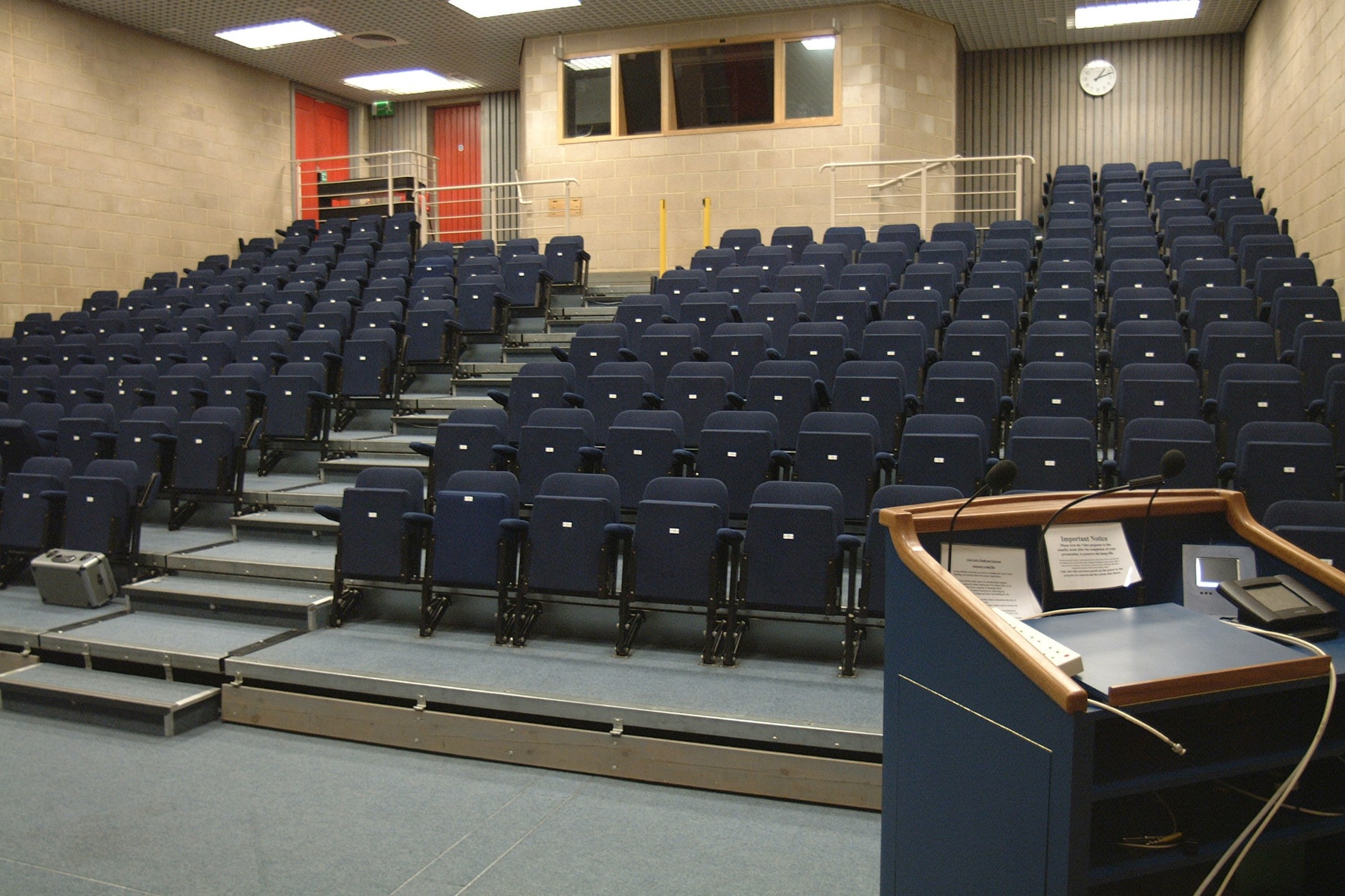 Lecture Theatre in Beaulieu with tiered seating, perfect for presentations and lectures.