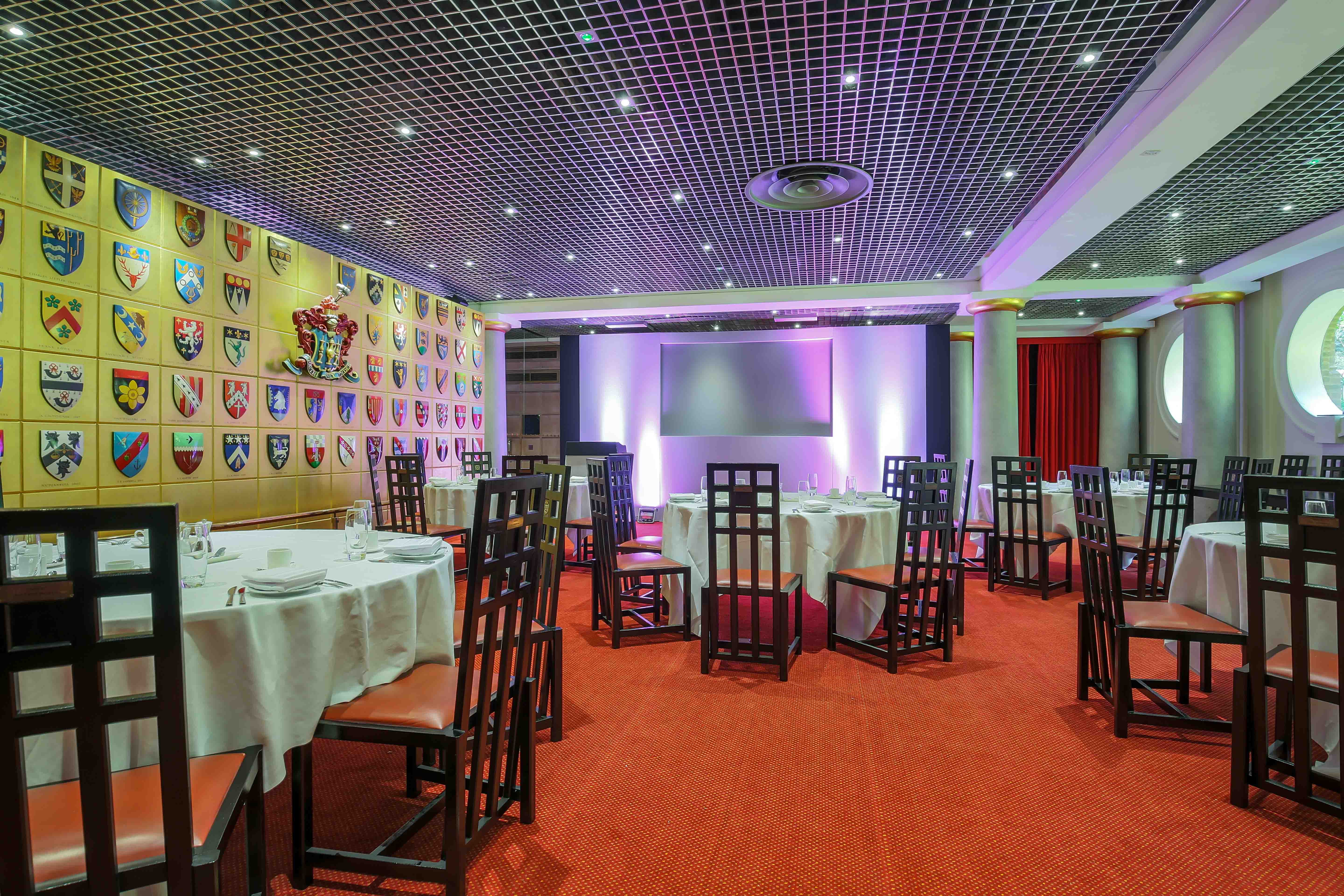 Livery Hall in Founders' Hall: elegant event space for corporate functions and social gatherings.