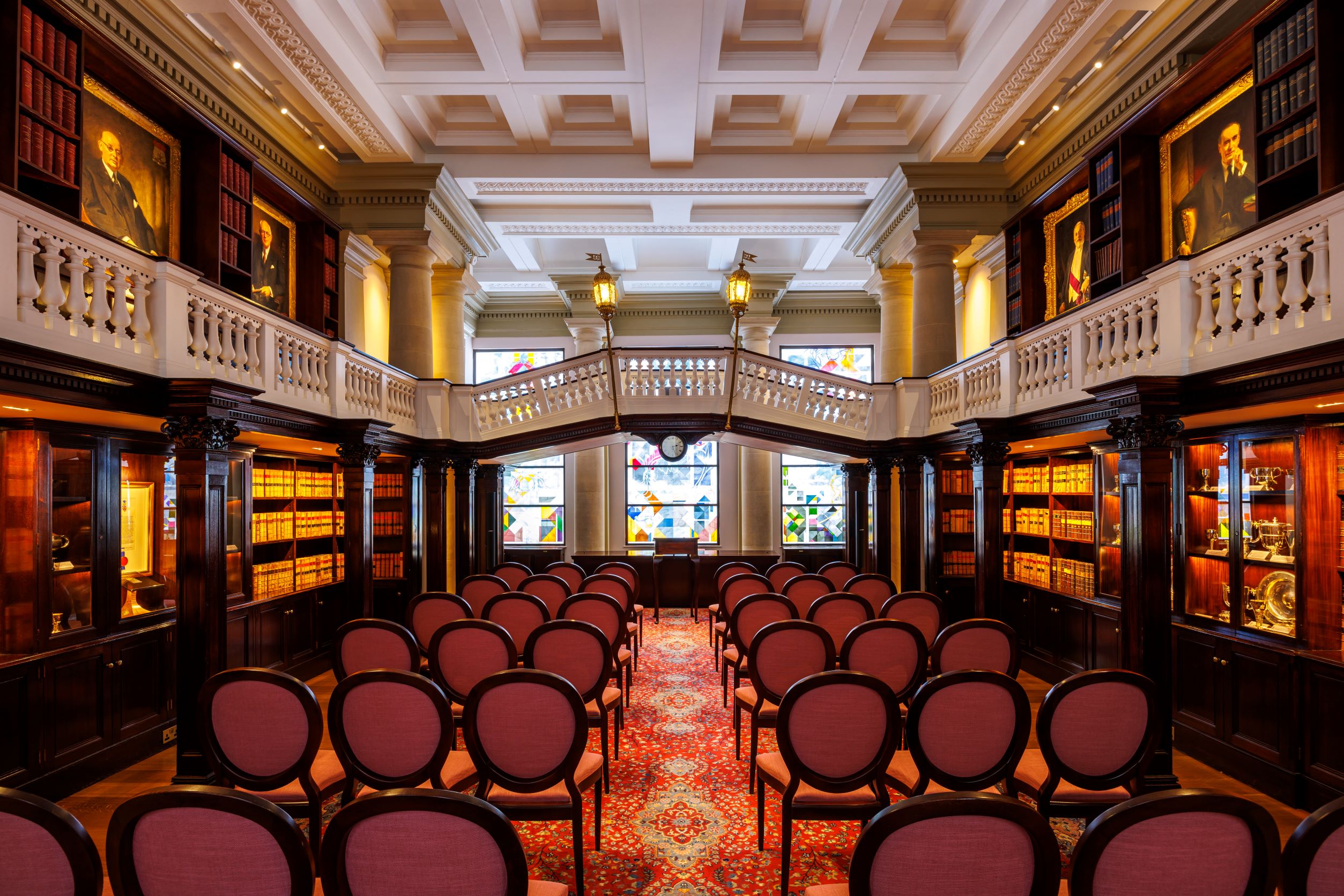 Elegant Members Room at One Moorgate Place, ideal for corporate events and meetings.