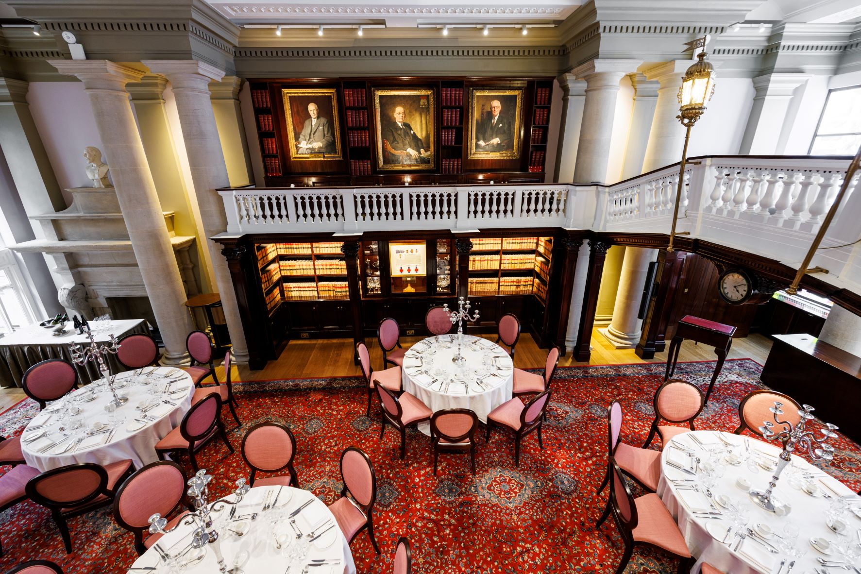 Elegant Members Room at One Moorgate Place, ideal for upscale meetings and events.