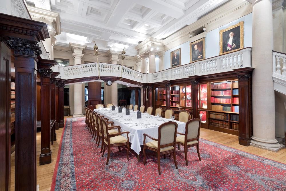 Elegant Members Room at One Moorgate Place, ideal for corporate meetings and events.