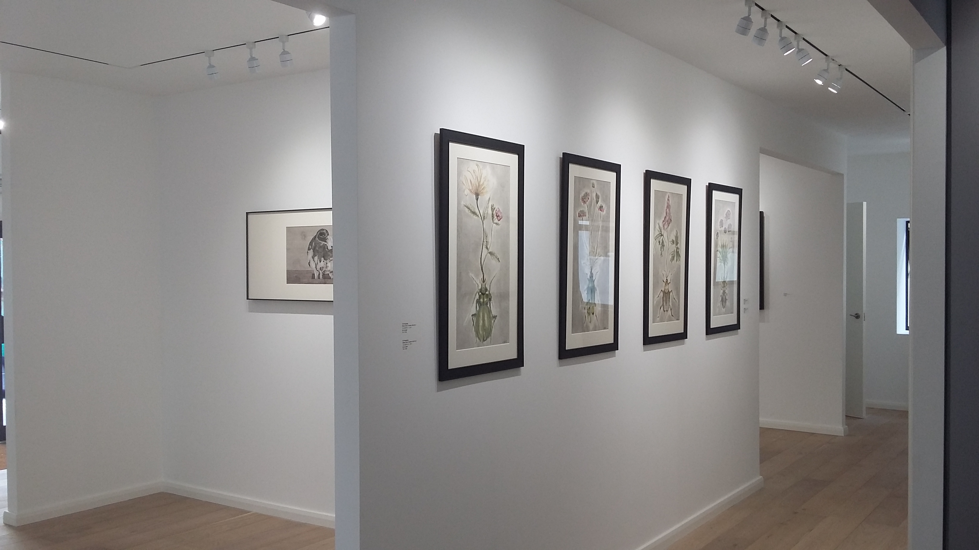 Event Space in Arthill Gallery with framed artworks, ideal for art exhibitions and corporate events.