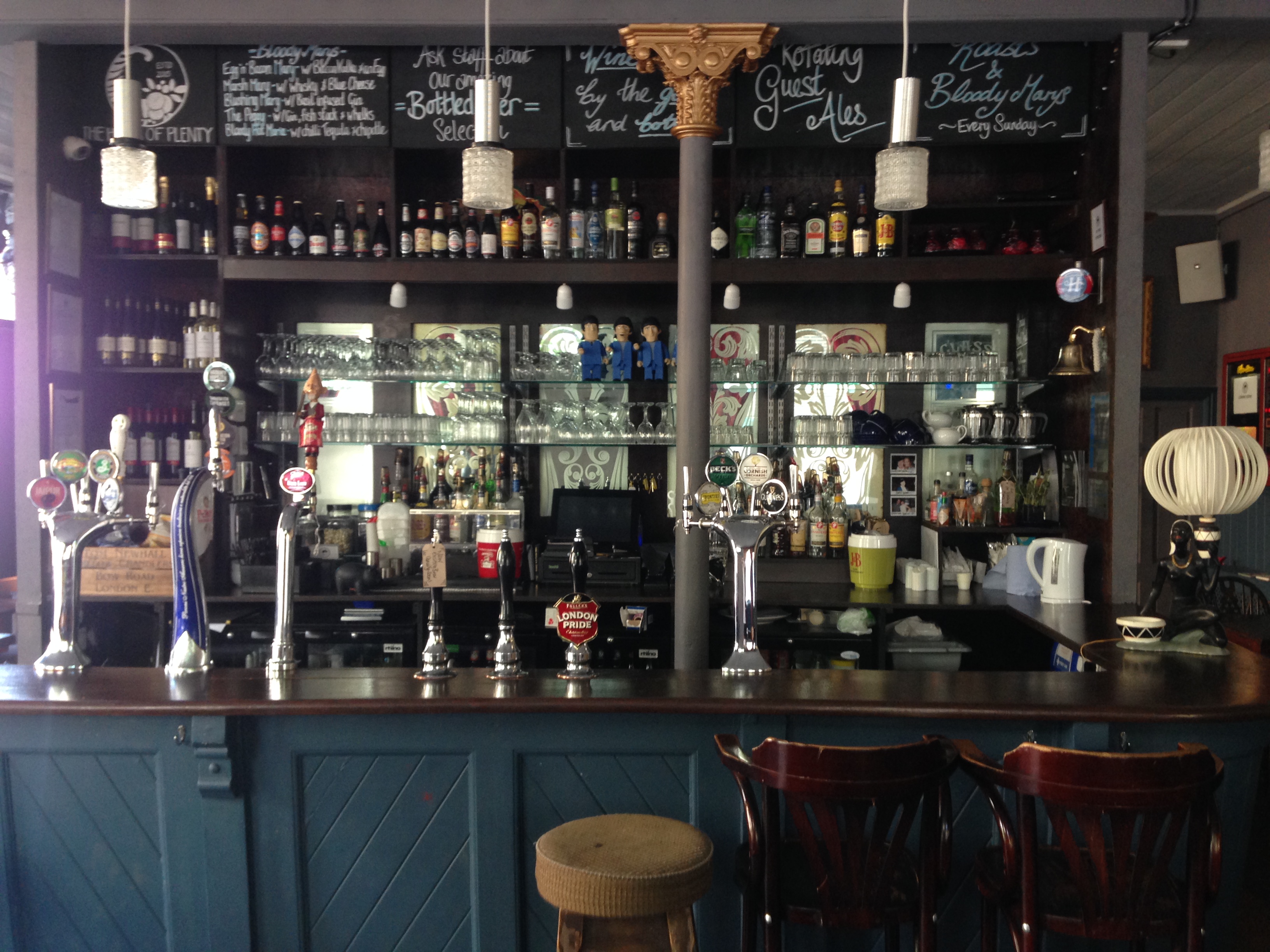 Inviting pub bar area ideal for networking events and casual gatherings.