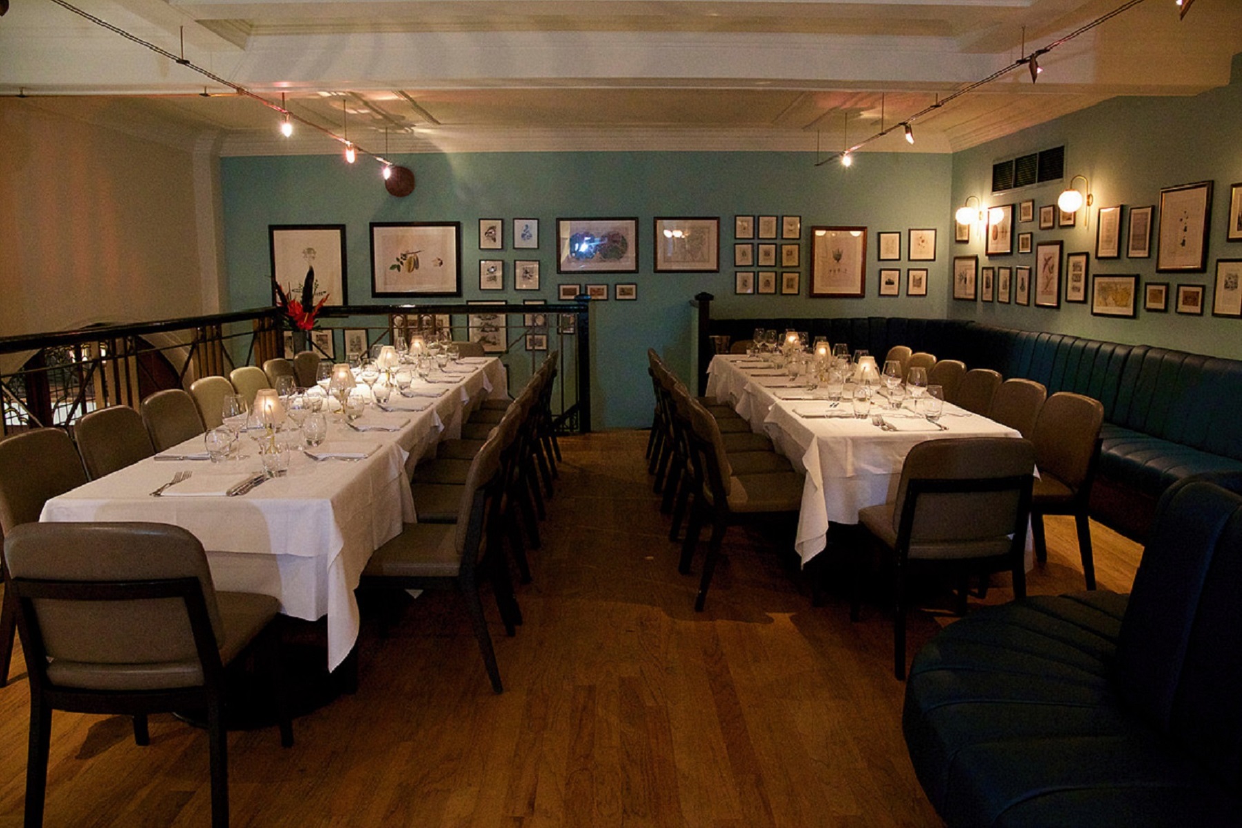 Elegant dining space at Cinnamon Club, ideal for intimate gatherings and corporate events.