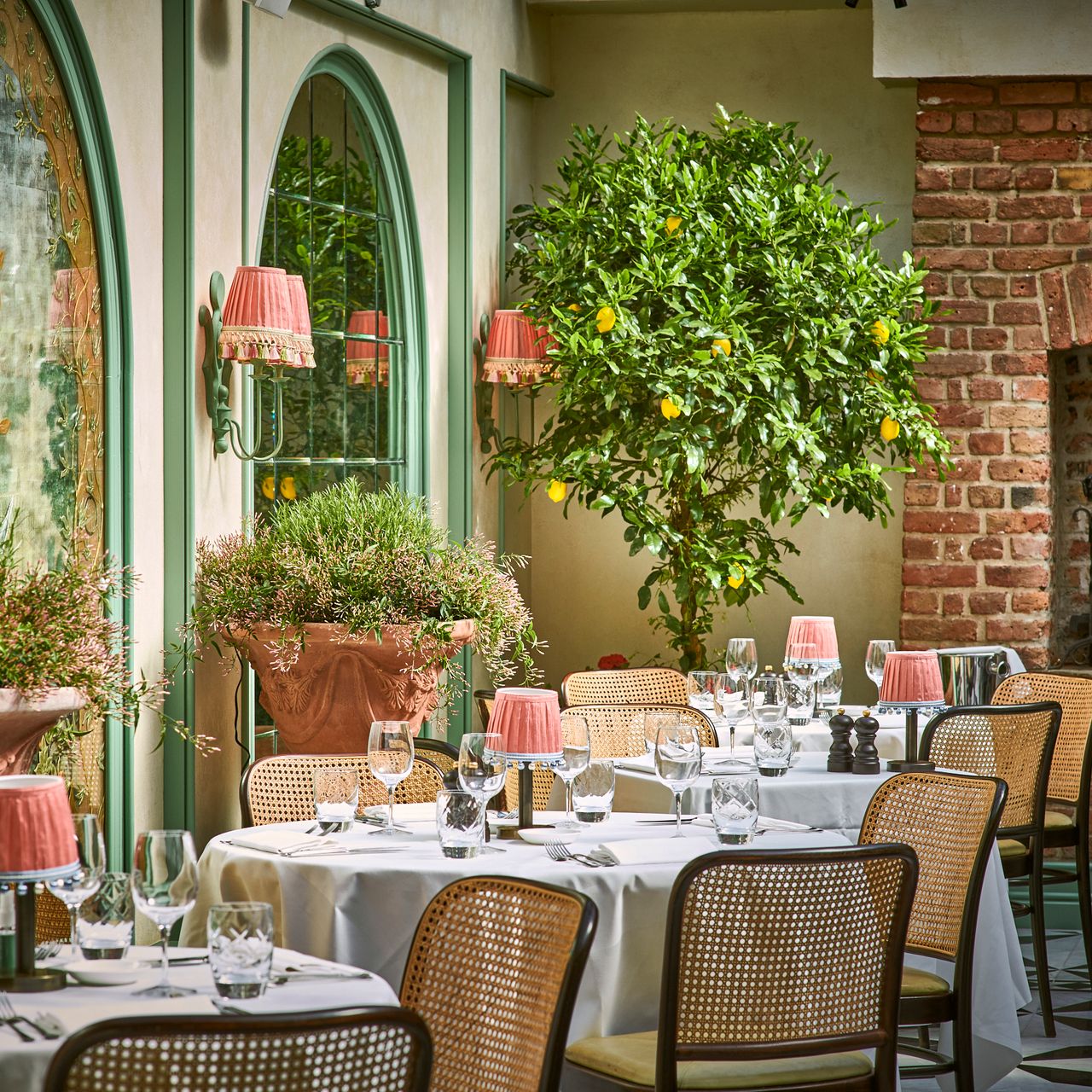Charming dining space at The Conservatory, perfect for upscale events and gatherings.