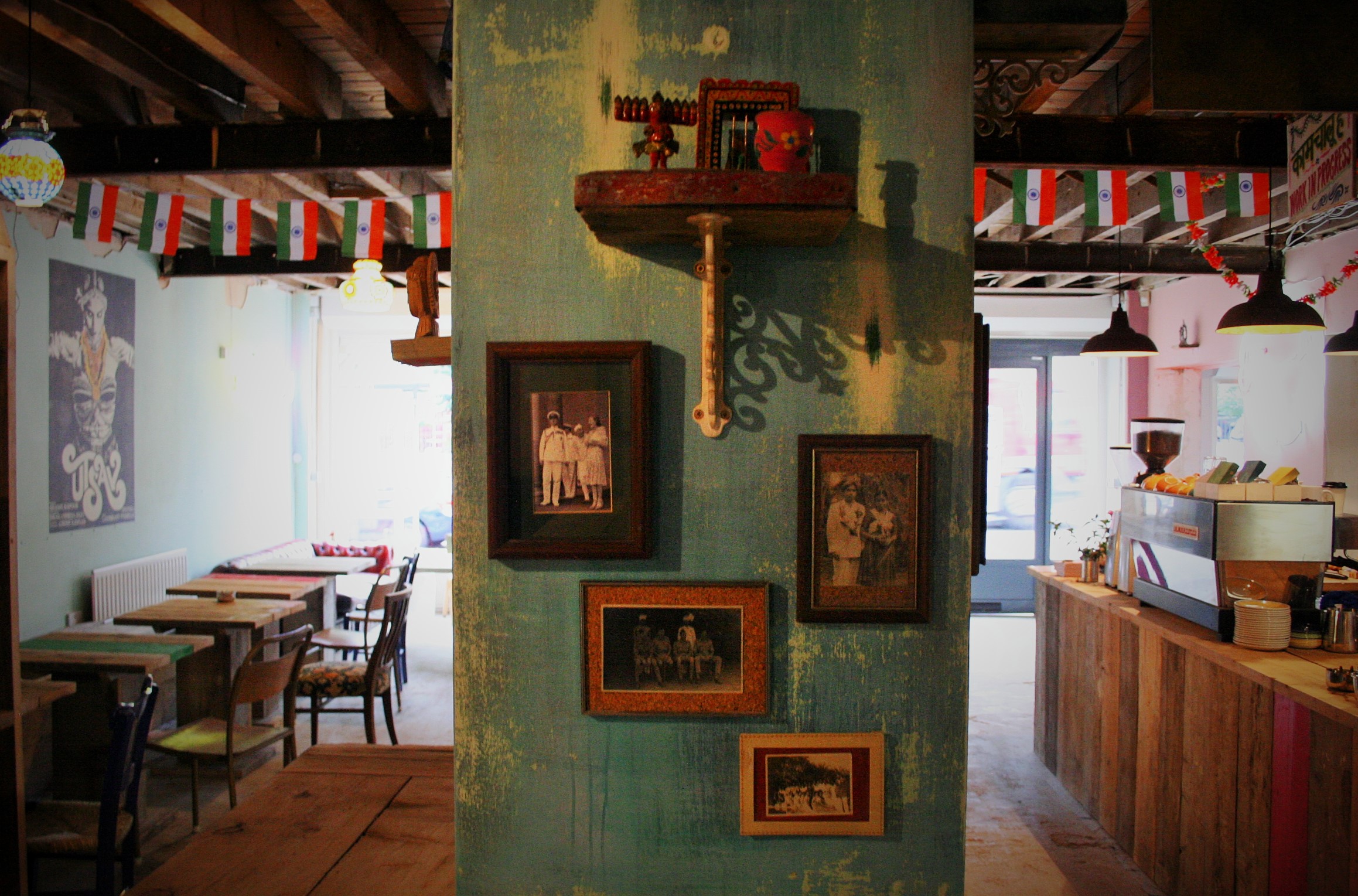 Desk Hire in Blighty Workspace with vintage decor for cozy meetings and gatherings.