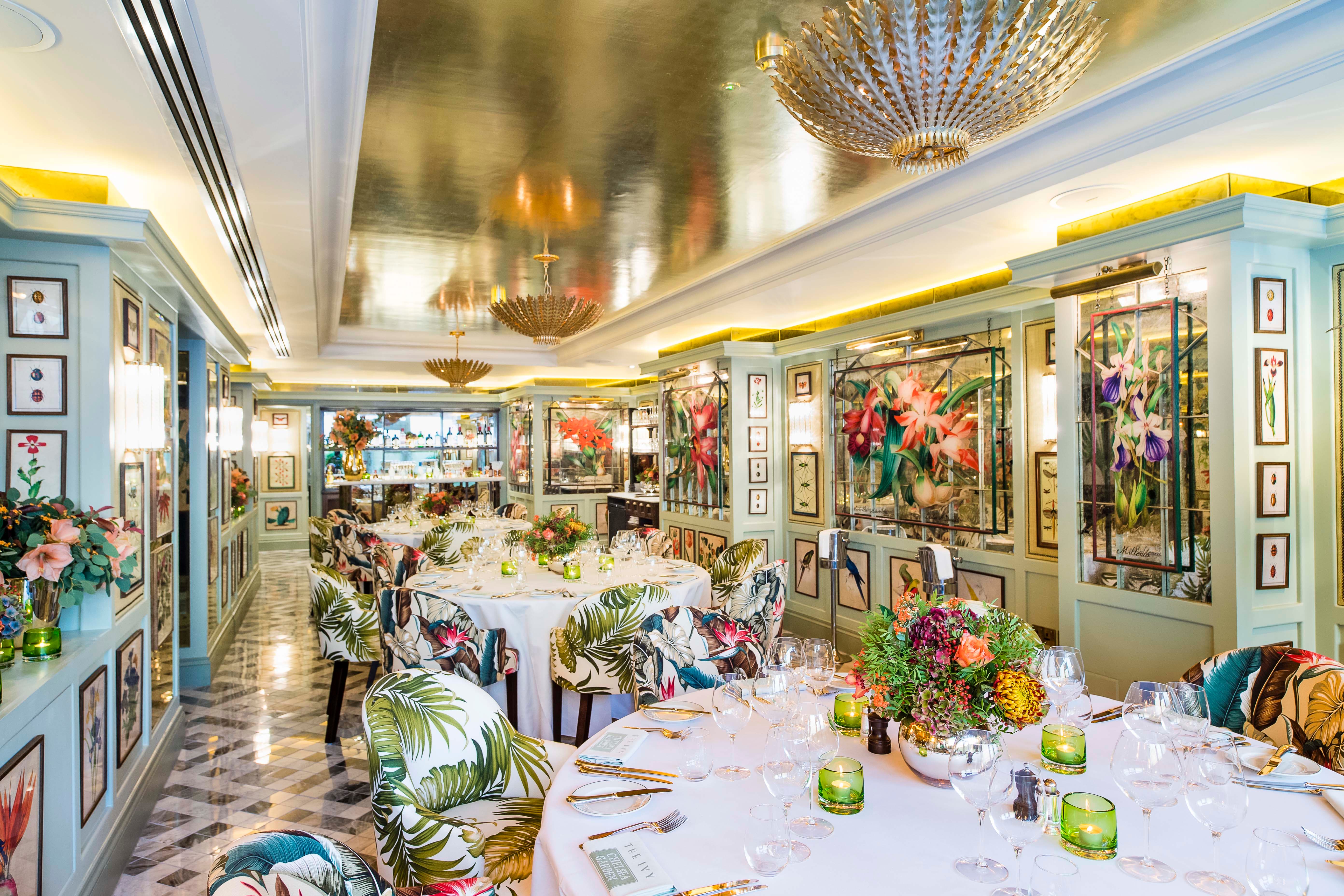 Ivy Chelsea Garden Eden Room, floral event space, private dining