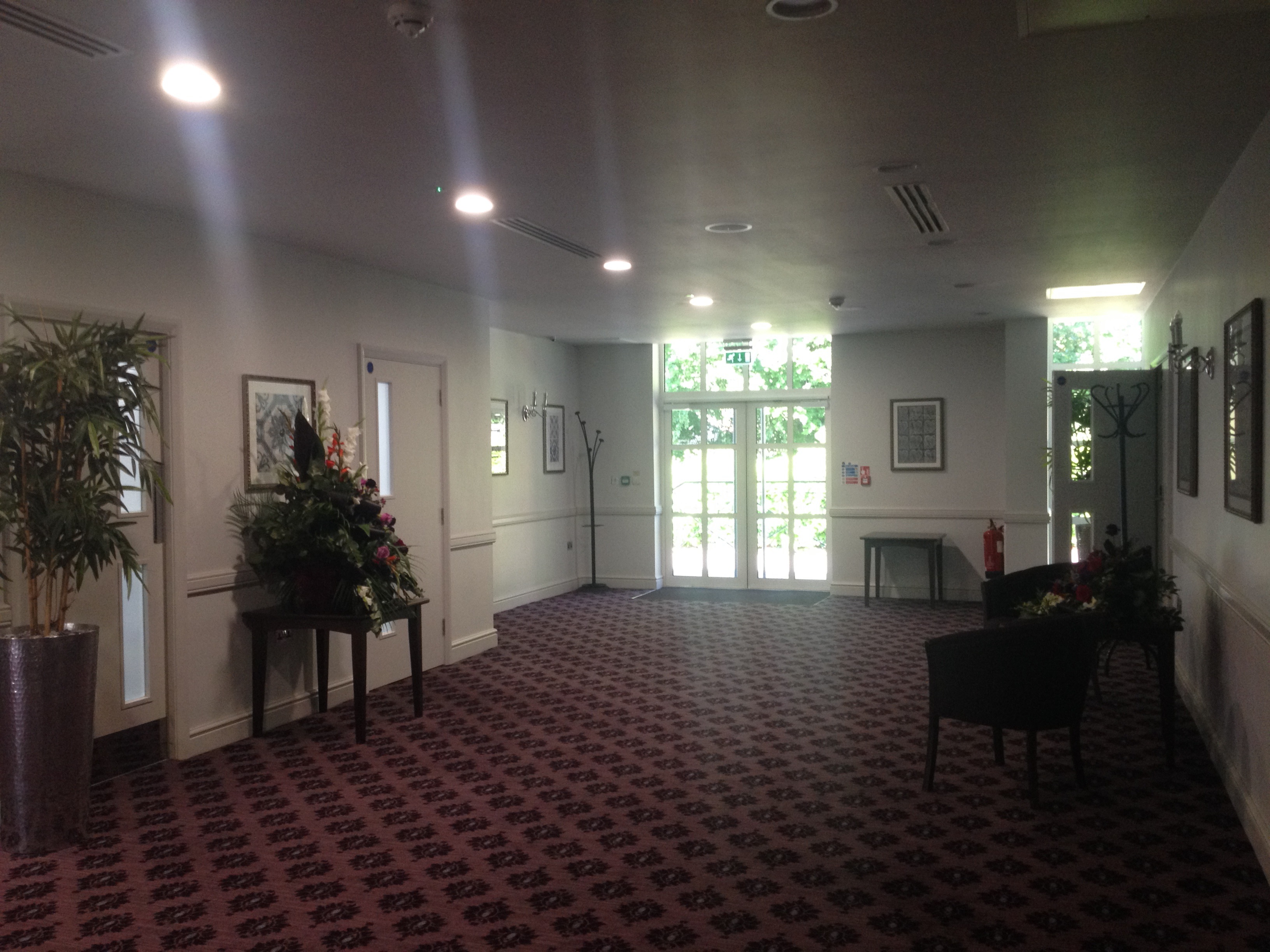Brunel Suite at Bailbrook House Hotel, bright event space with large windows for corporate functions.