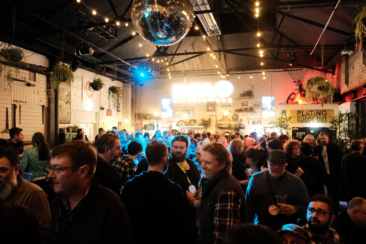 Electrowerkz event, industrial chic, networking mixer