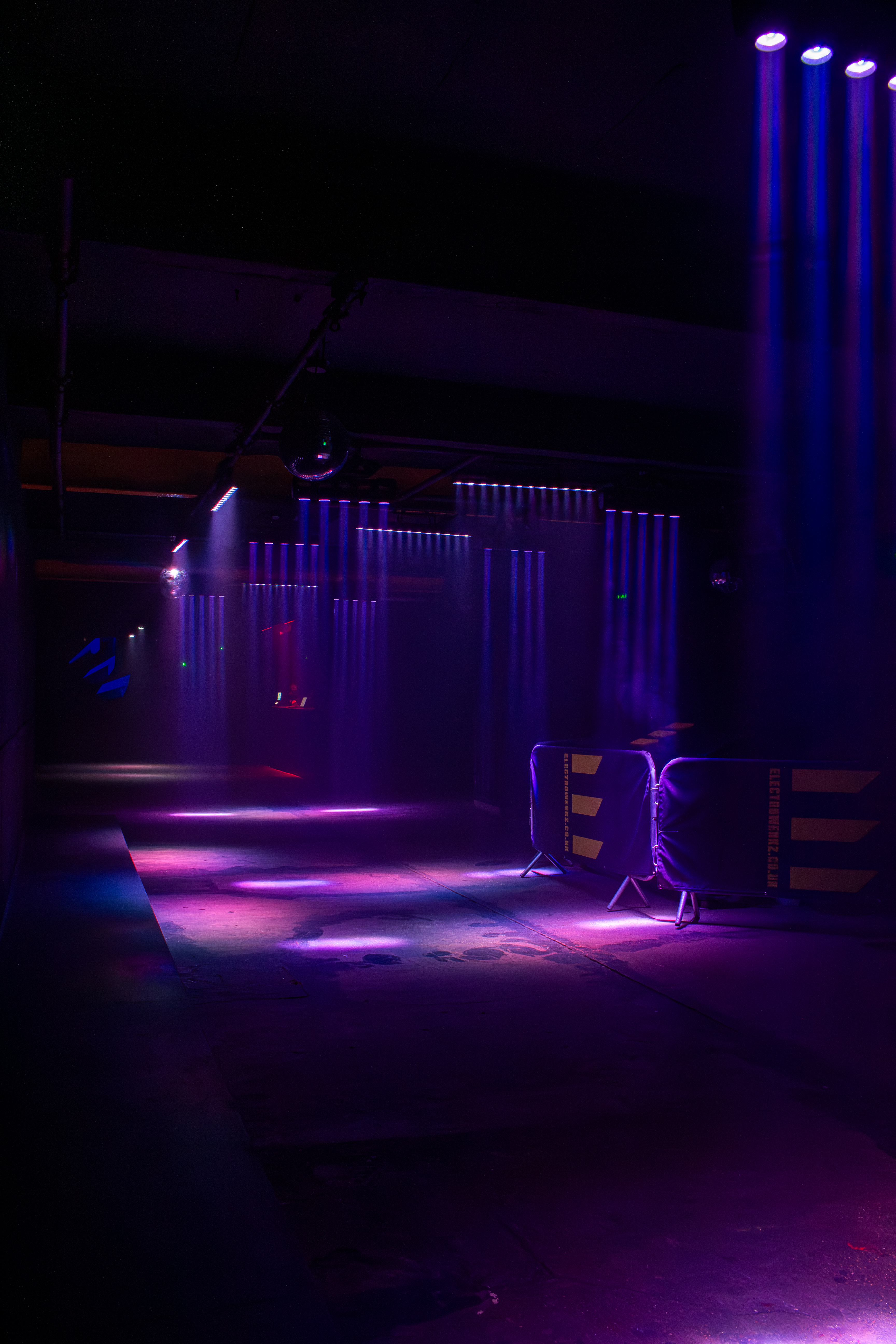 Electrowerkz Middle Floor, industrial venue, launch party