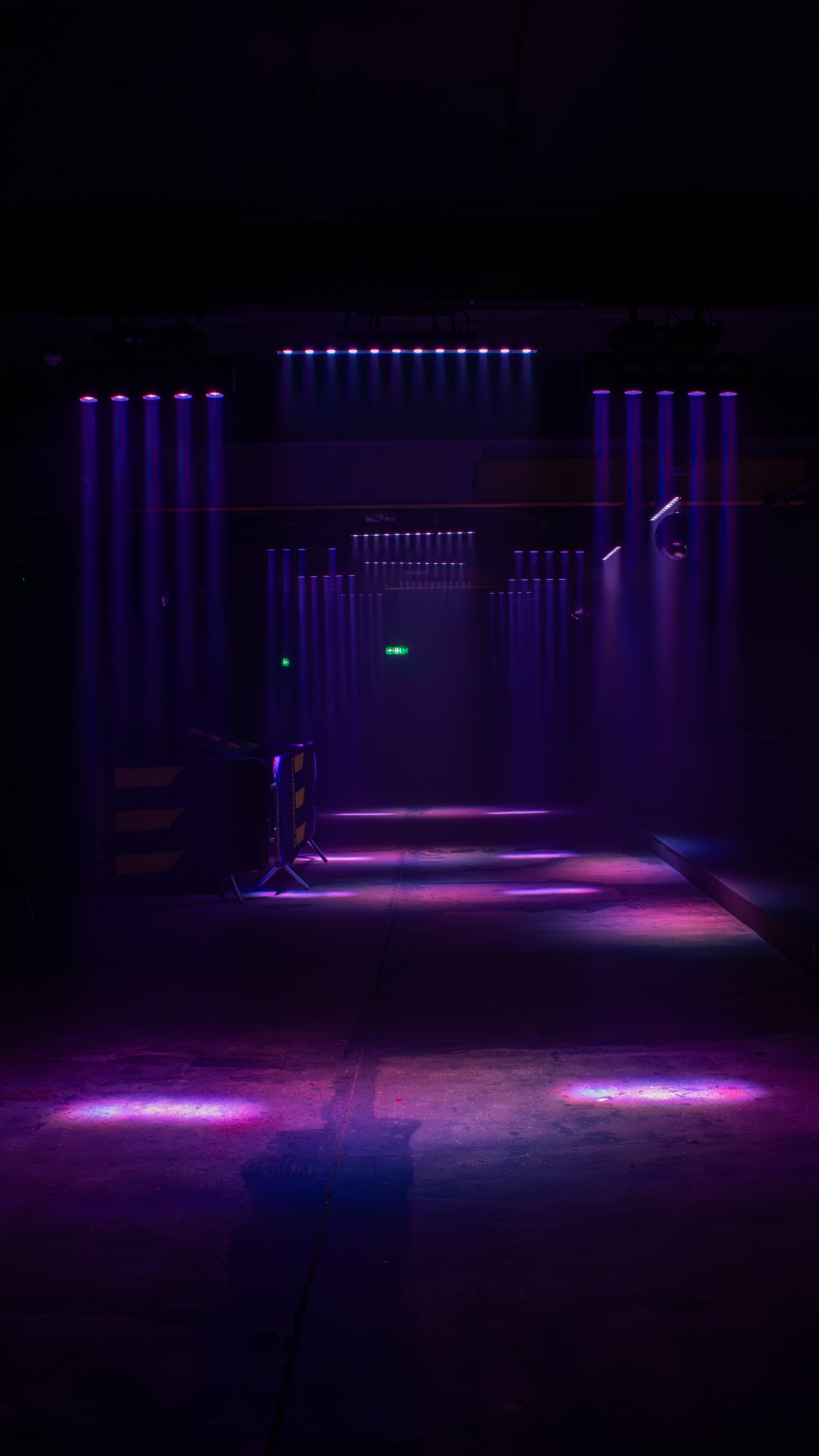 Electrowerkz Middle Floor event entrance, moody lighting