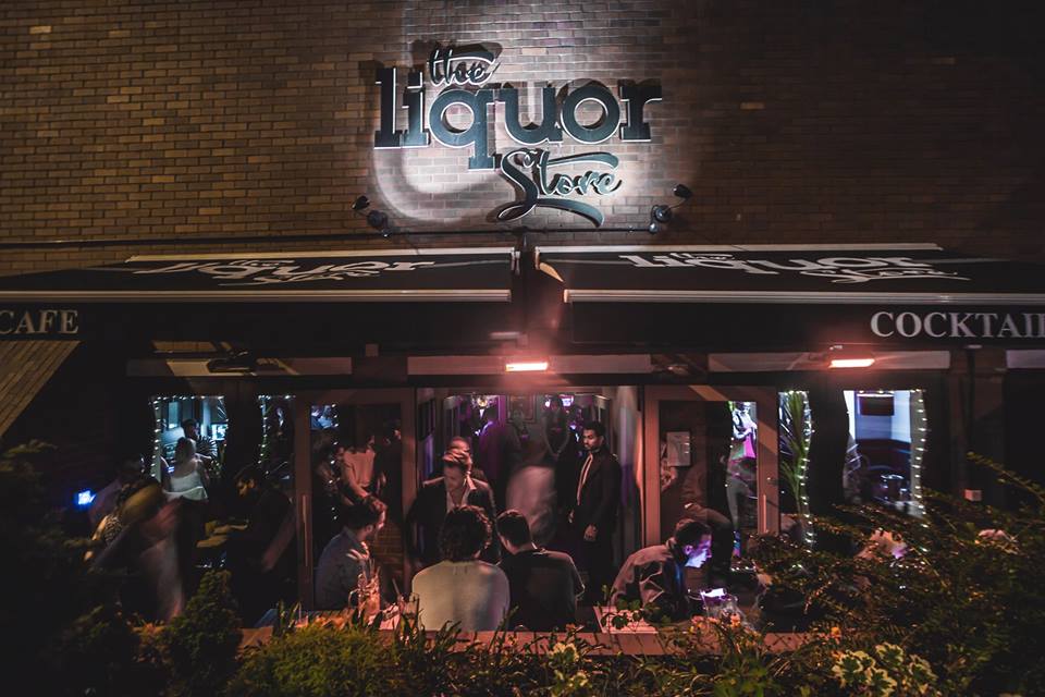 Vibrant outdoor venue at The Liquor Store Deansgate for social events and gatherings.