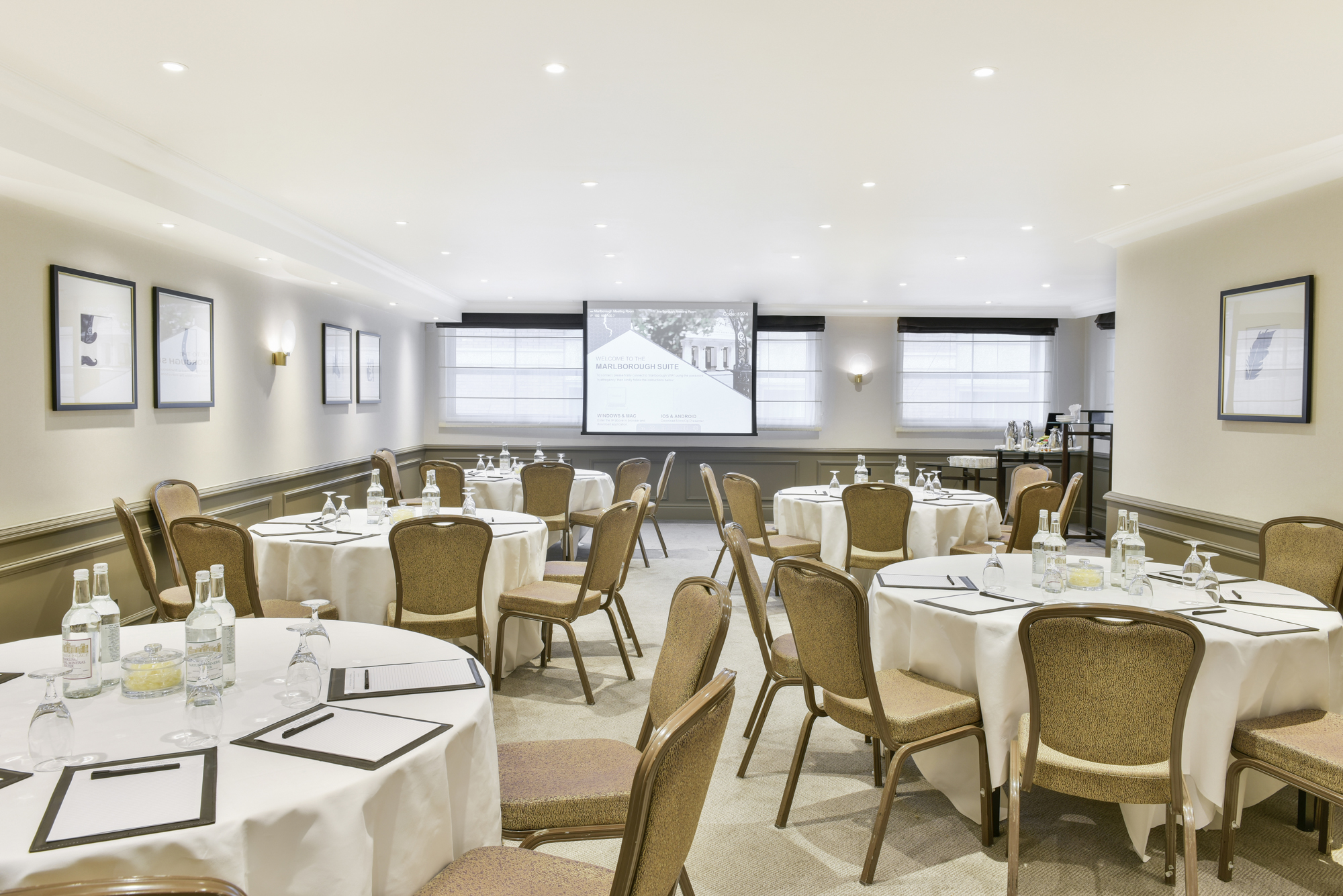 Marlborough Suite at Hyatt Regency London, ideal for corporate workshops and seminars.