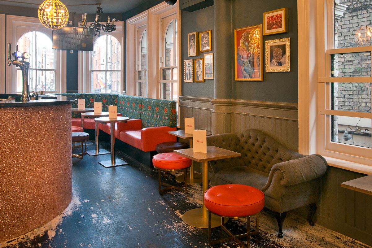 Stylish Cocktail Lounge in The Village, ideal for intimate gatherings and networking events.