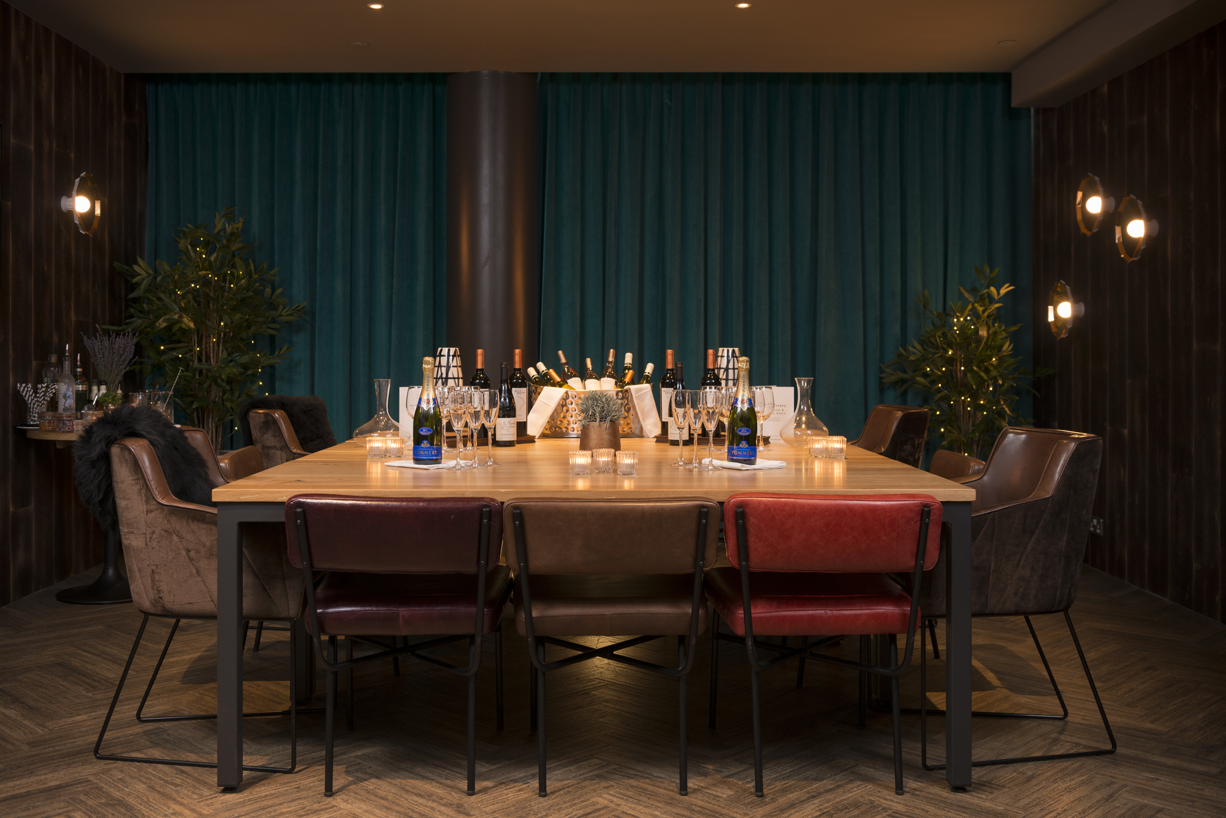 Sophisticated meeting space at The Refinery City Point for exclusive events and gatherings.