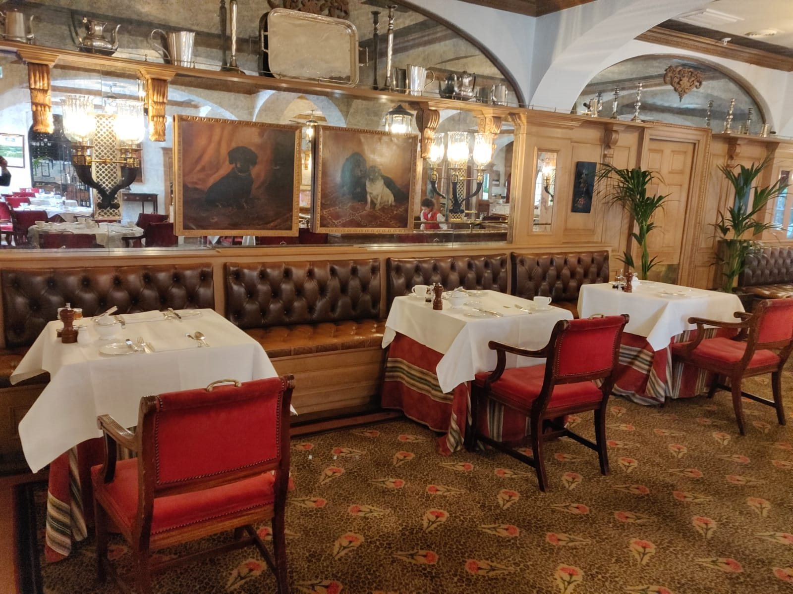 Elegant dining space at Butlers Restaurant, perfect for intimate meetings and events.