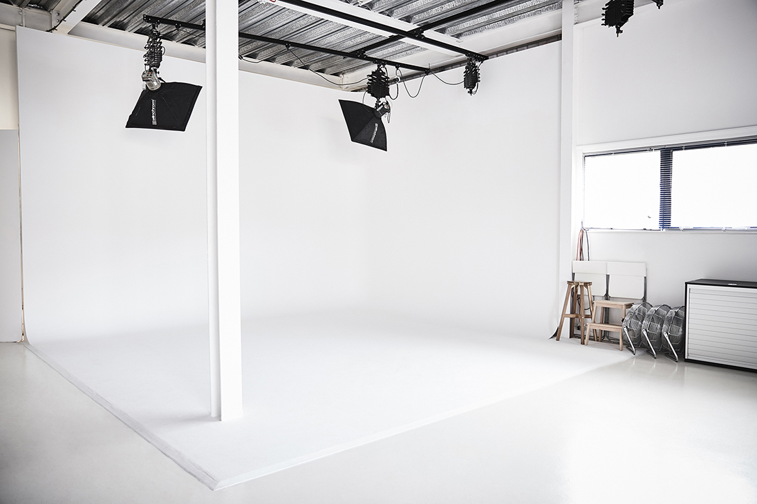 Versatile event space at Monkey Business Studio with clean design for workshops and gatherings.