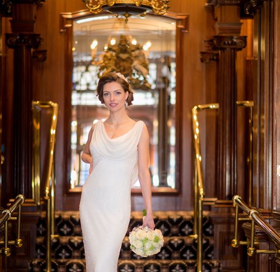 Elegant wedding venue at The Rubens, featuring luxurious decor and warm lighting.