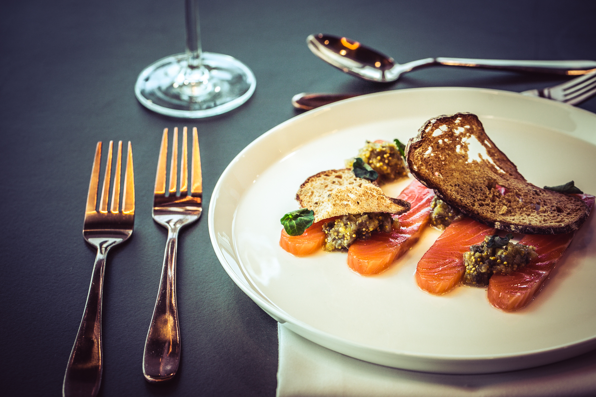 Elegant salmon dish at Sea Containers Events, perfect for memorable gatherings.