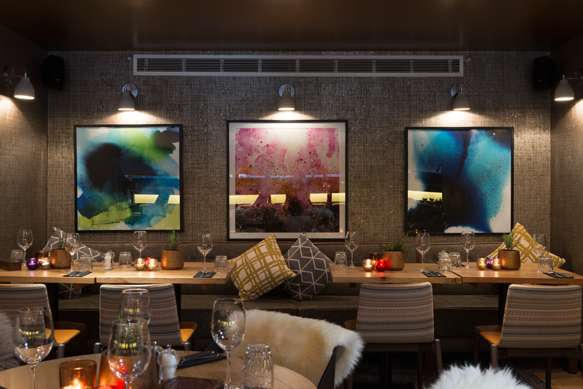 Stylish dining space at The Refinery, ideal for corporate events and intimate gatherings.