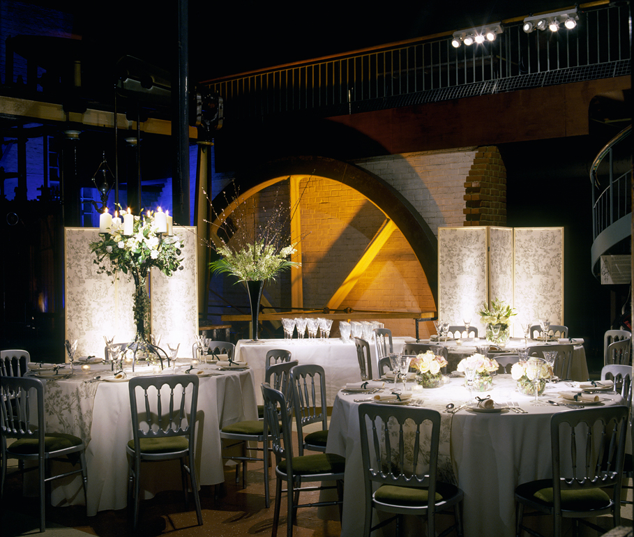 Elegant event space in The Steam Hall, London, perfect for weddings and corporate events.