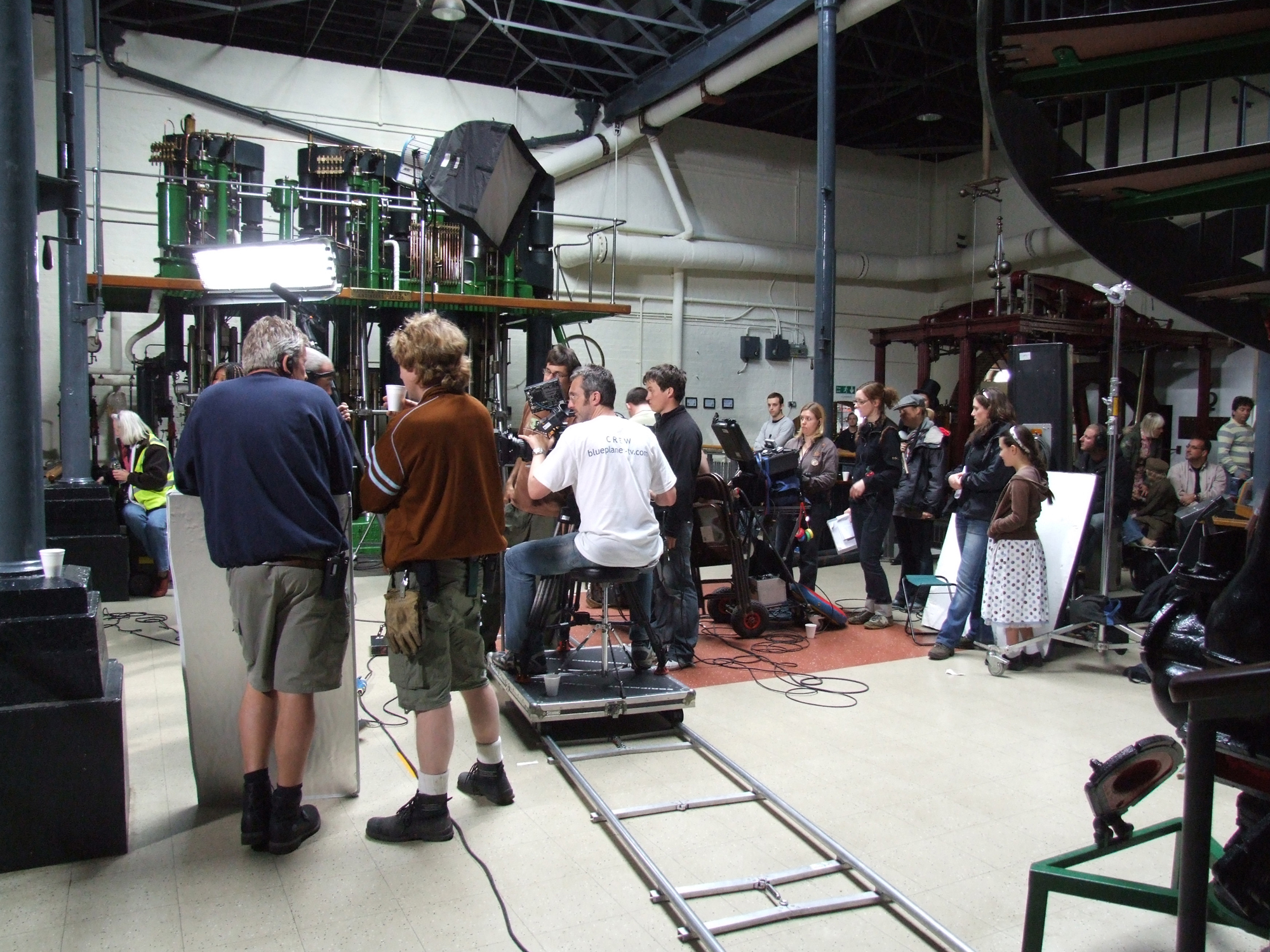 Dynamic event setup in The Steam Hall, London Museum of Water & Steam, showcasing collaboration.