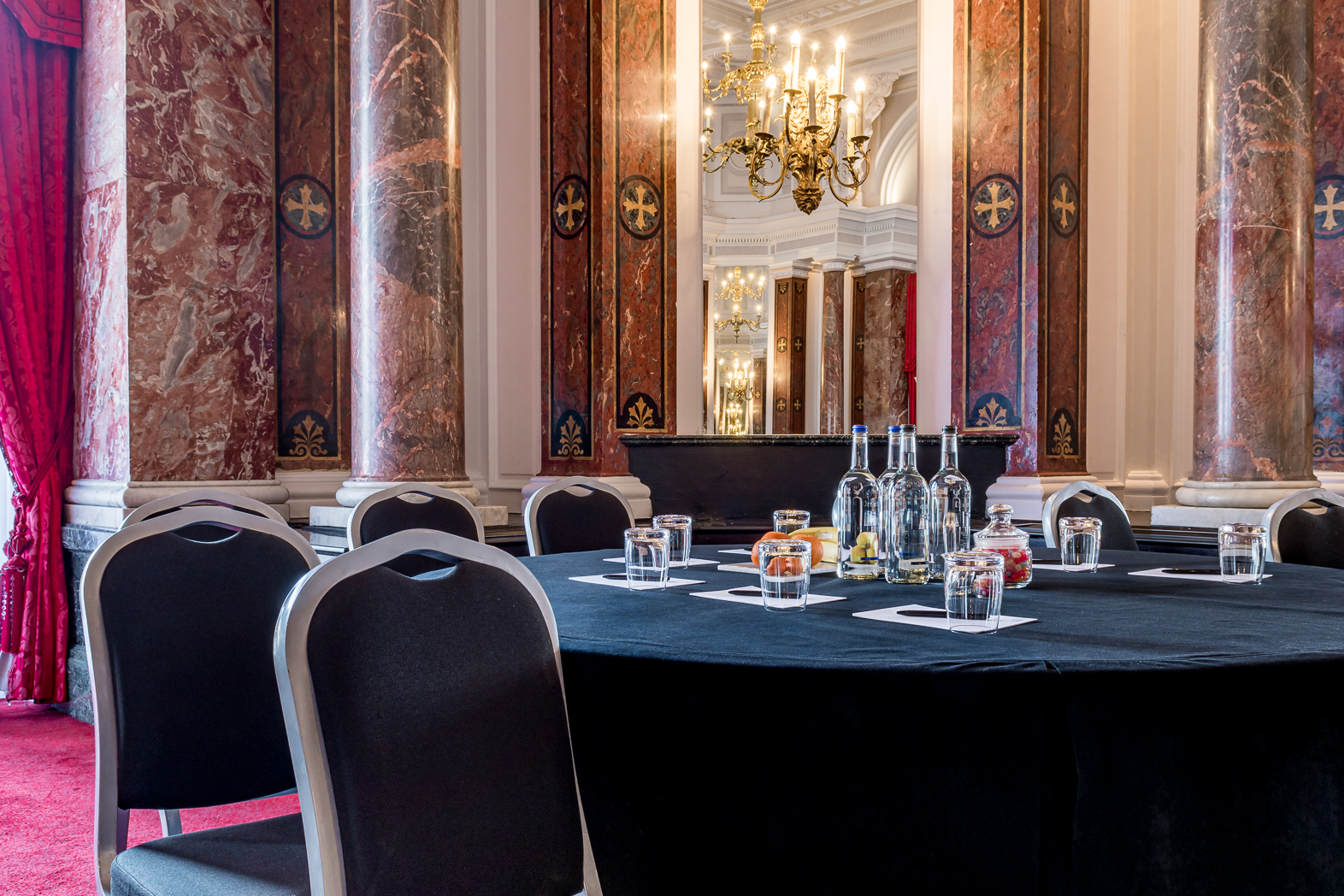 Elegant meeting space at The Clermont Charing Cross, perfect for corporate events.