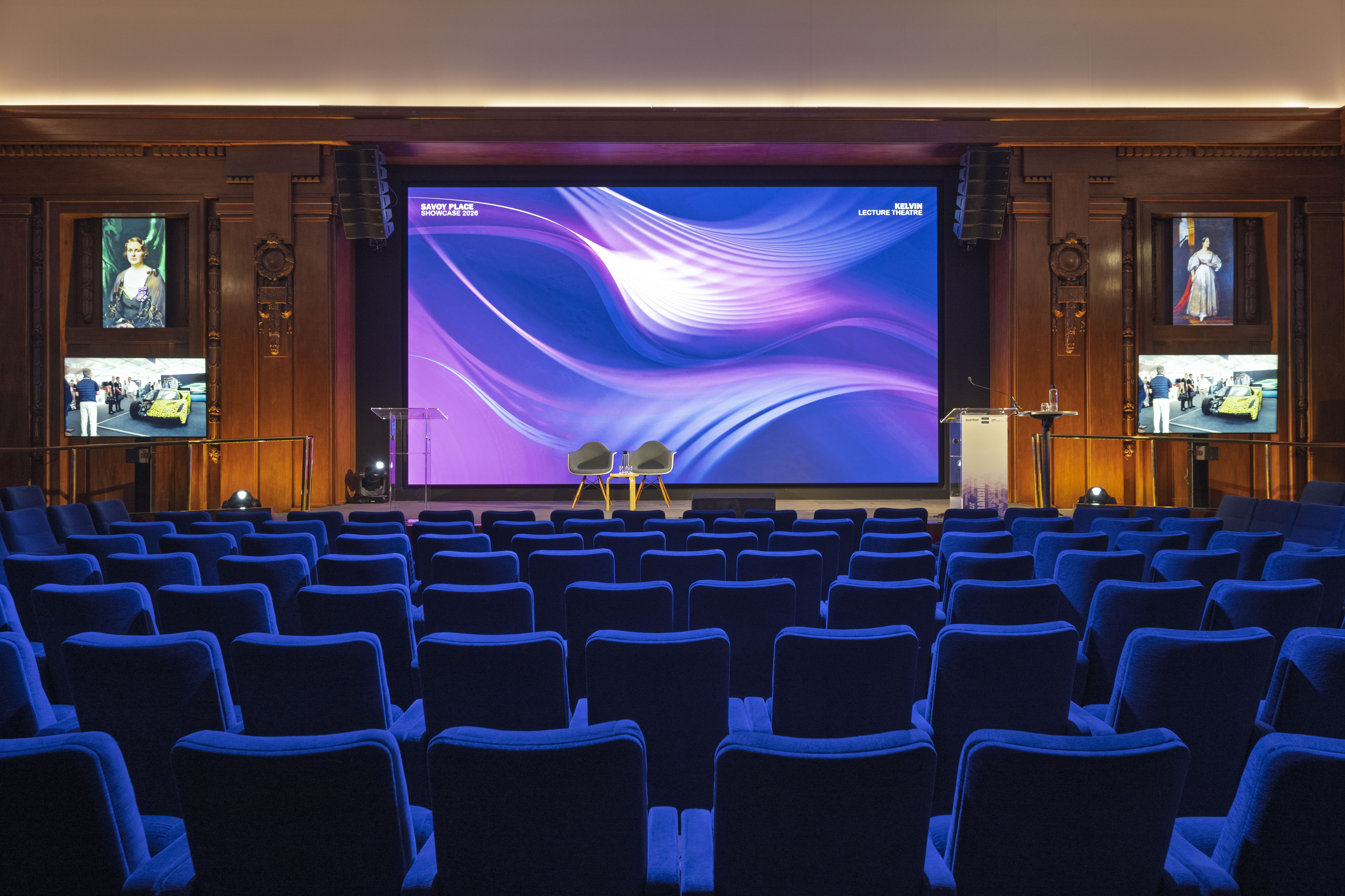 Kelvin Theatre event branding | London keynote