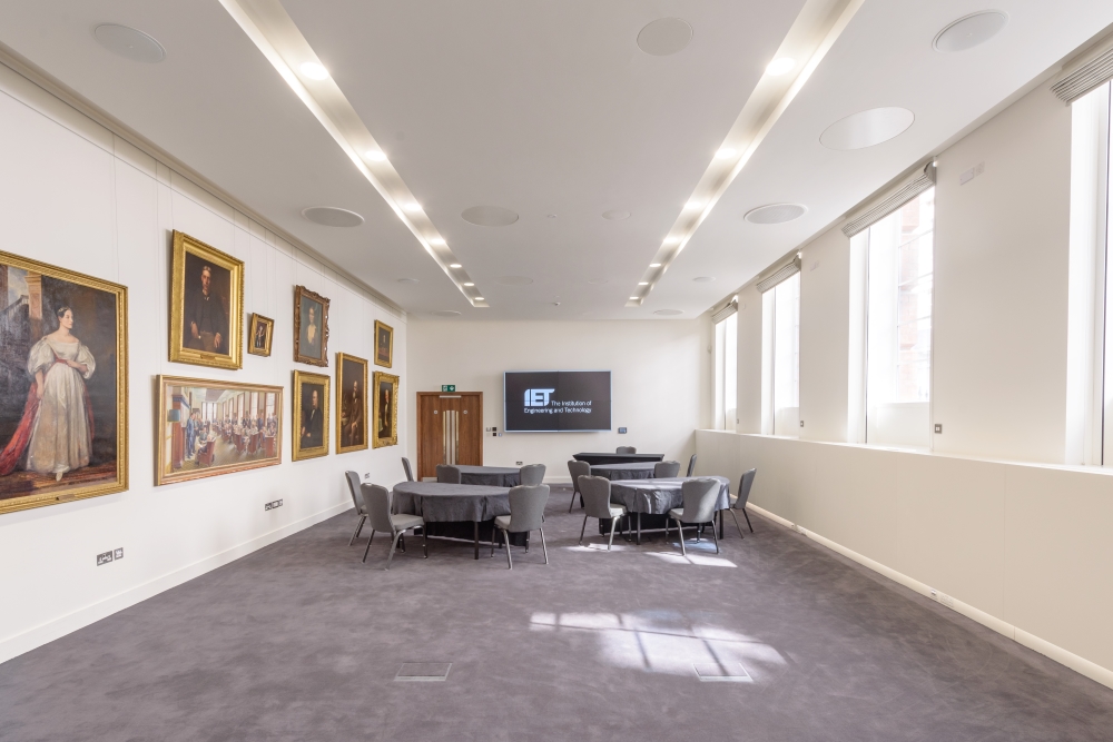 Watson-Watt Room at IET Savoy Place, elegant meeting space for professional gatherings.
