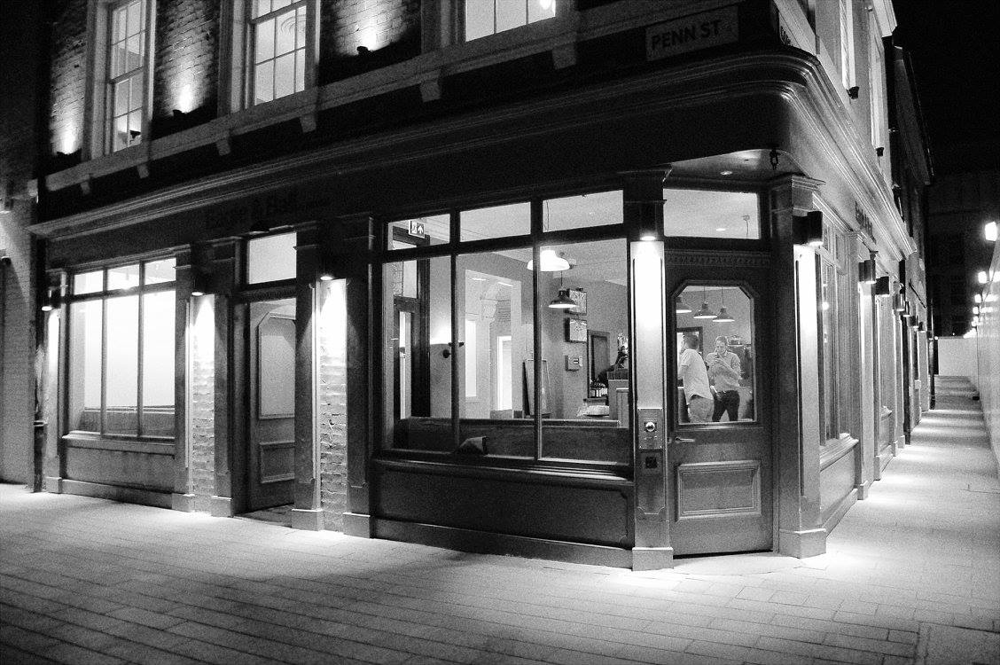 Stylish Eagle and Ball venue with warm lighting for intimate gatherings and corporate events.