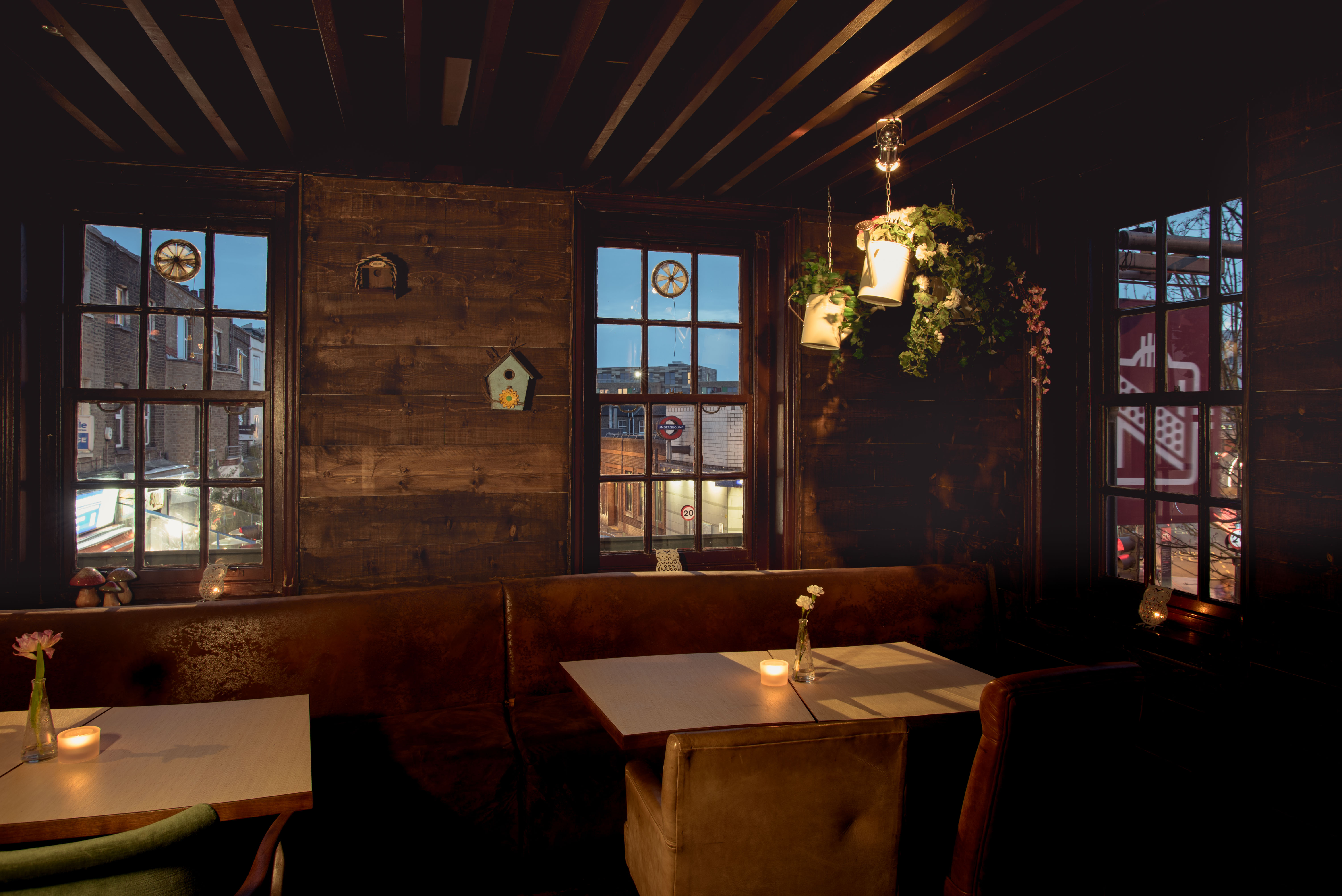 Cozy Main Function Room at The Treehouse for intimate meetings and events.