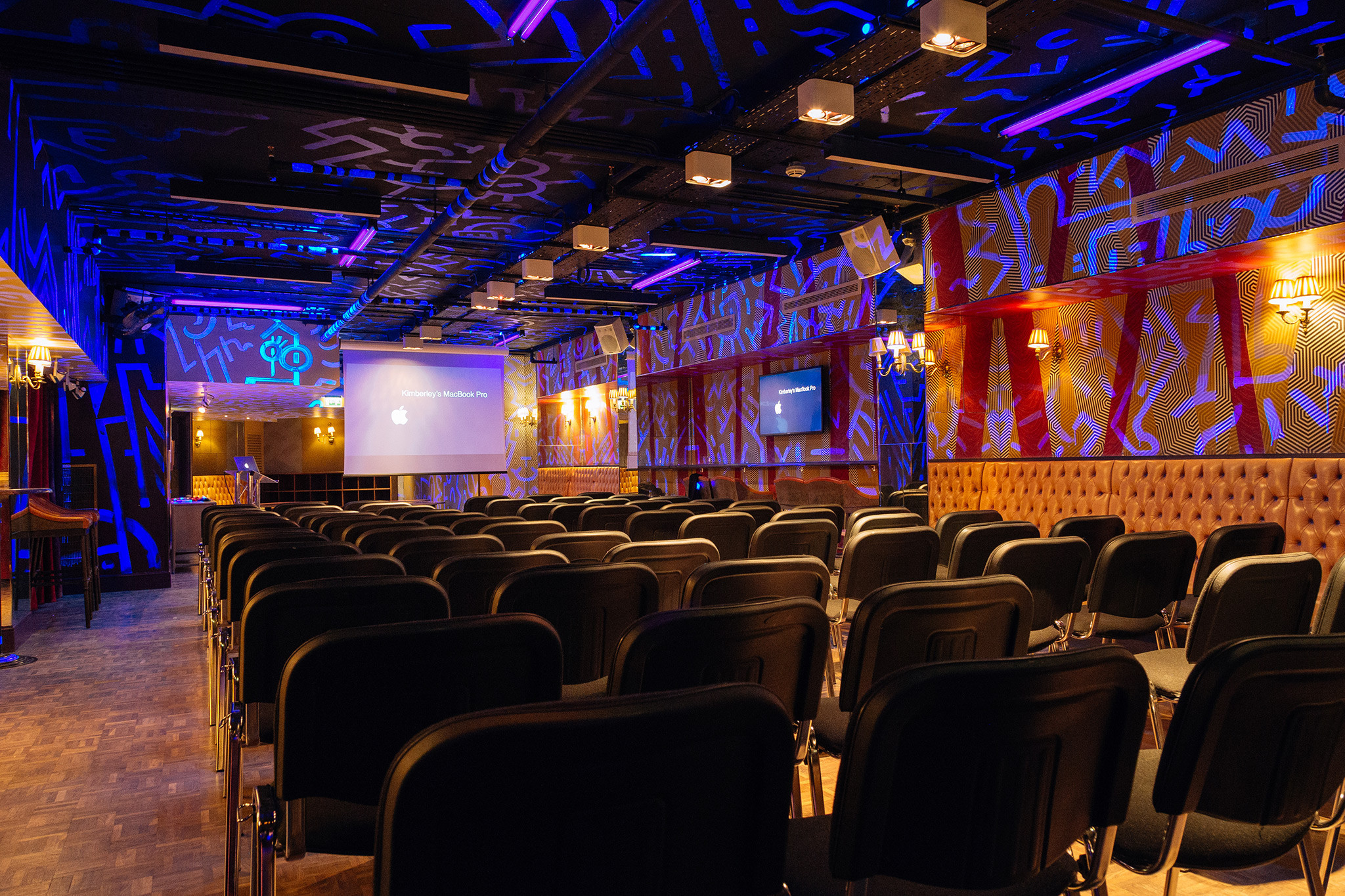 Jaques Room at Bounce Farringdon: modern event space for conferences and workshops.