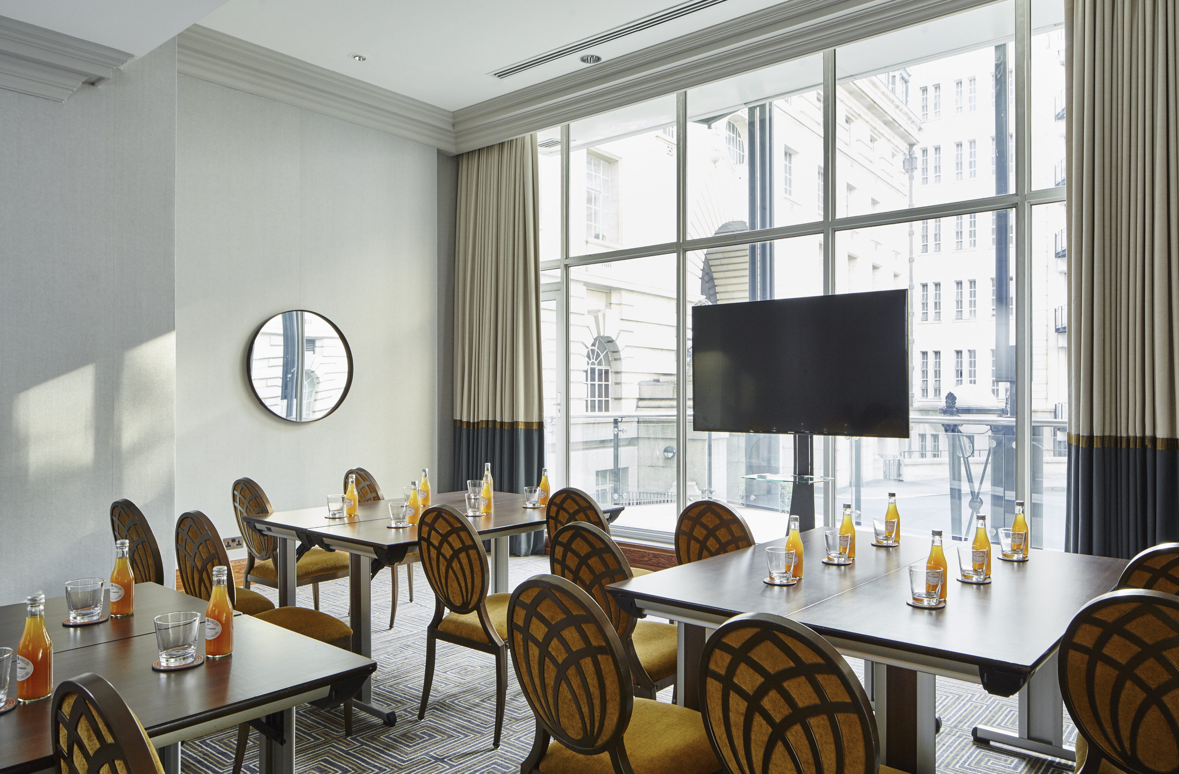 Francis Anderton in a modern meeting room at London Marriott, ideal for corporate events.