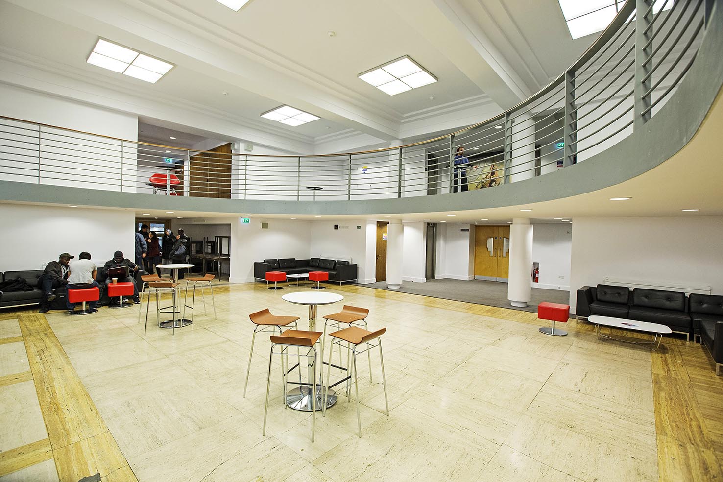 Great Hall Theatre at Queen Mary Venues, modern space for meetings and events.
