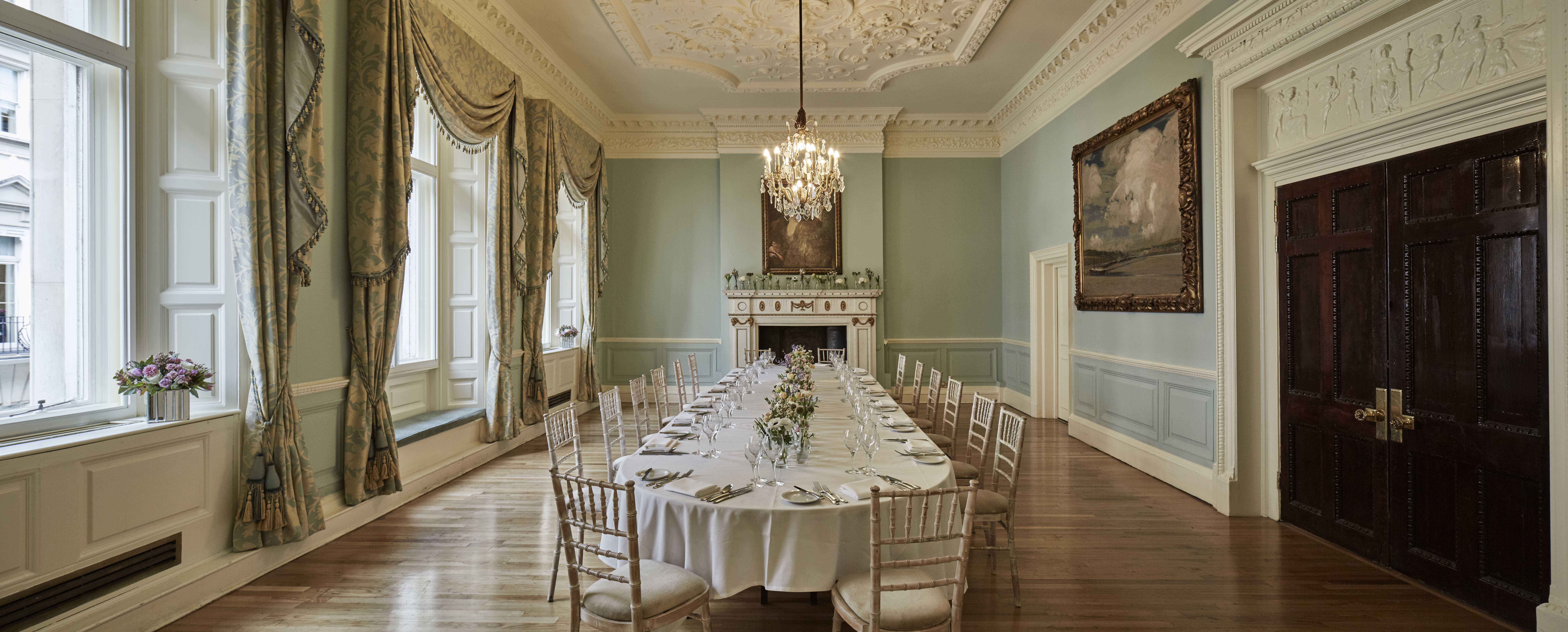 Elegant Small Drawing Room in Dartmouth House, perfect for intimate gatherings and formal events.